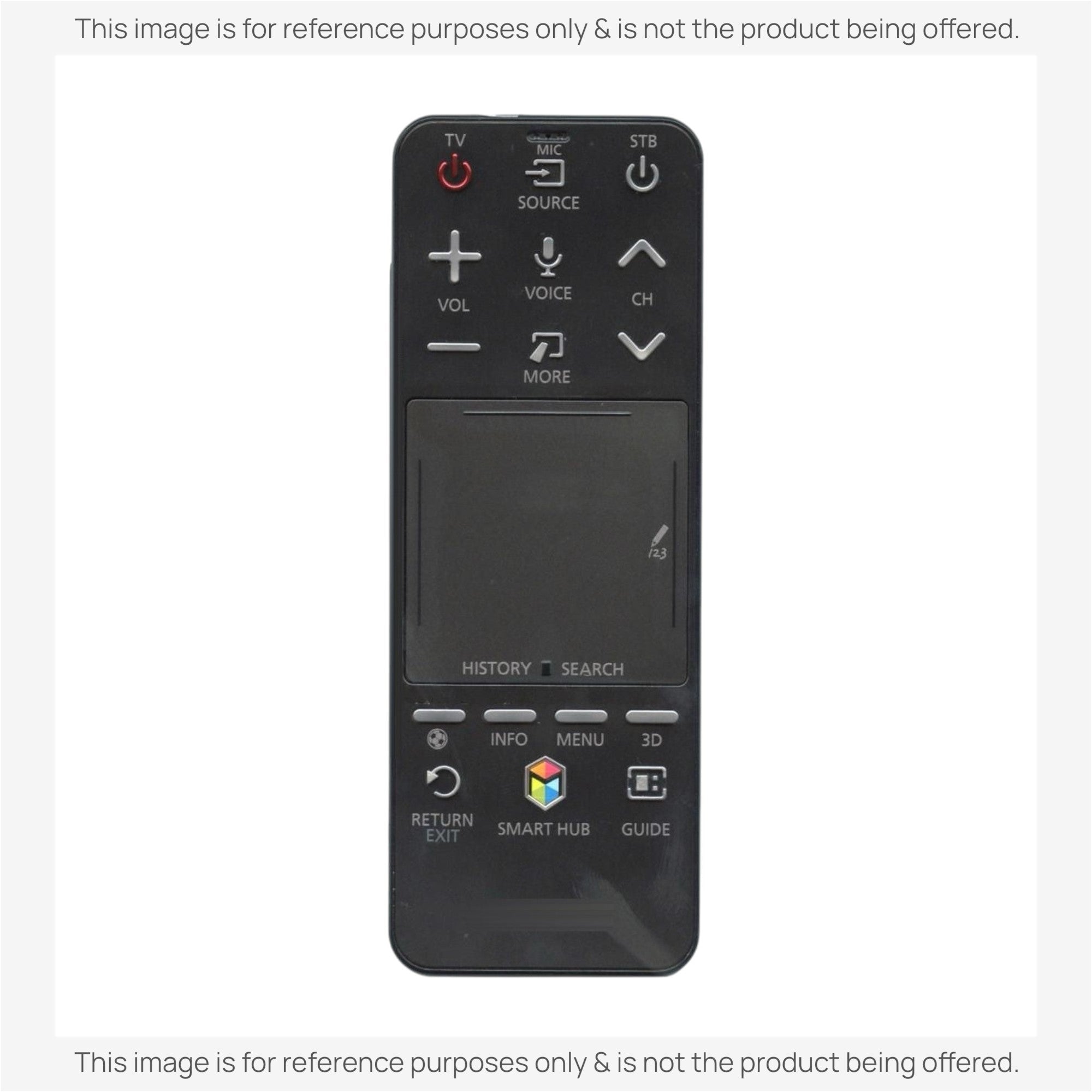Substitute for Samsung AA59-00781A Smart TV Remote Control with Cursor - AA5900781A [SR7557, No Voice / Touchpad]