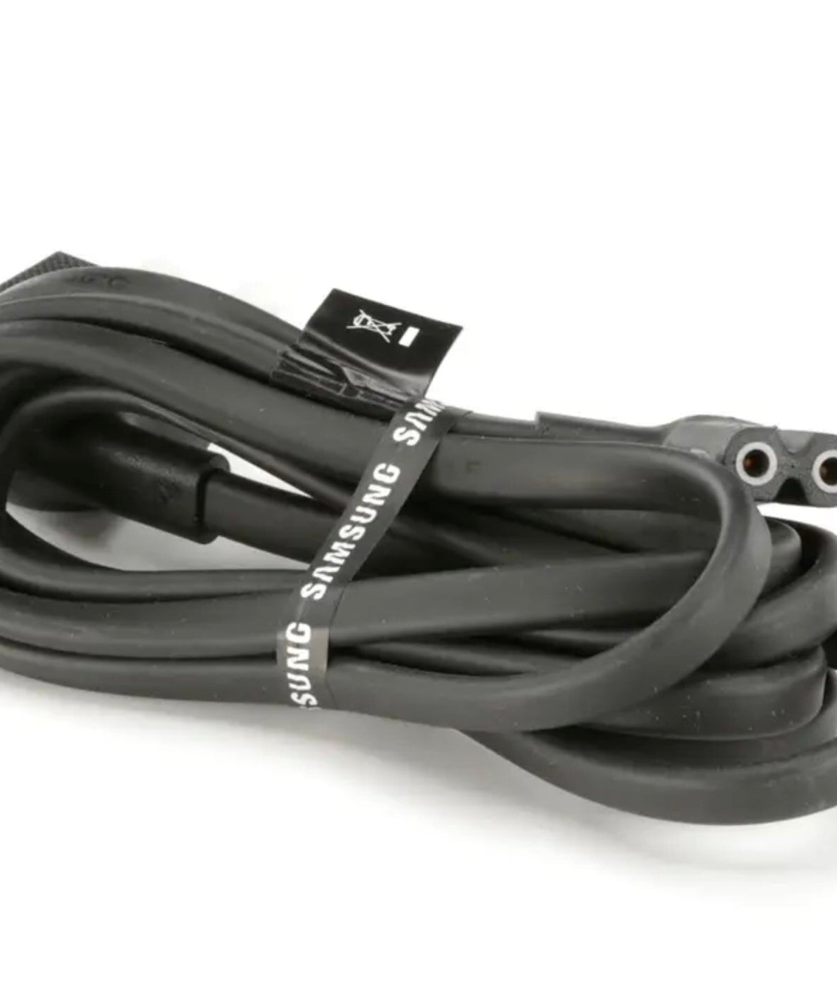 Samsung AH81-09782A AC Power Cable | 5 FT - Elbow C7 figure-8 to Elbow 2-Prong Male Connector | Non-Polarized - AH81-09782A