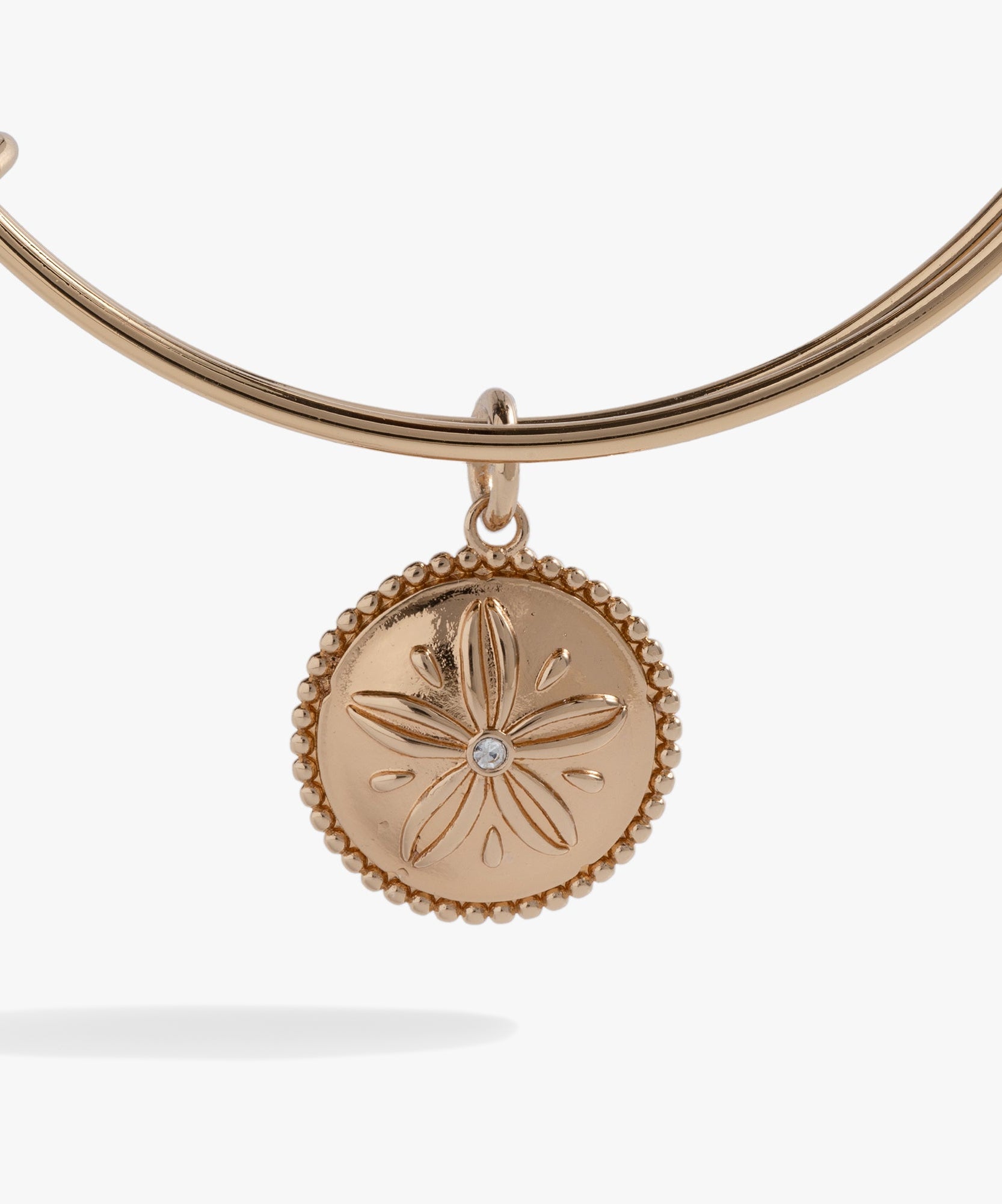 Sand Dollar Charm Bangle