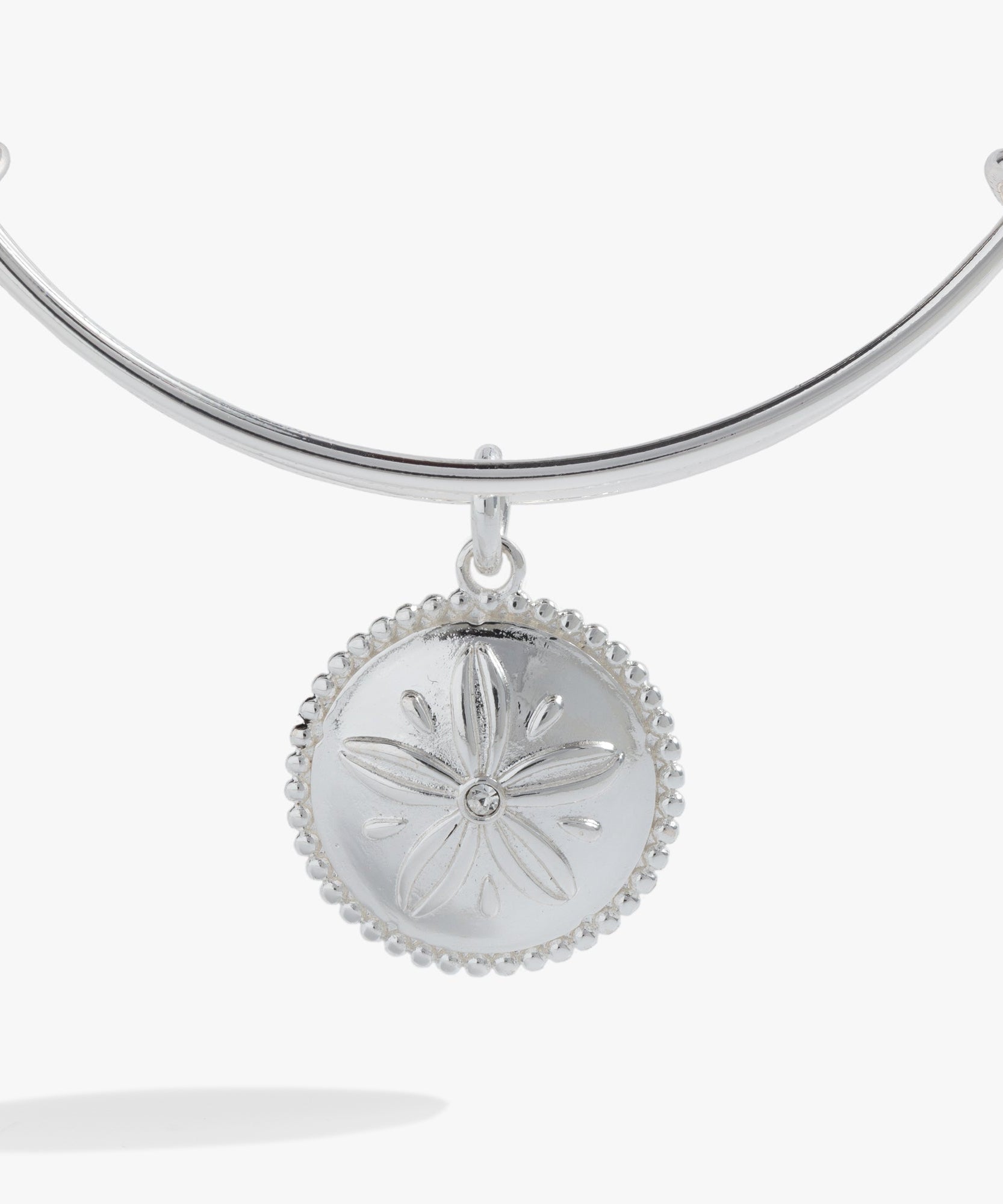 Sand Dollar Charm Bangle