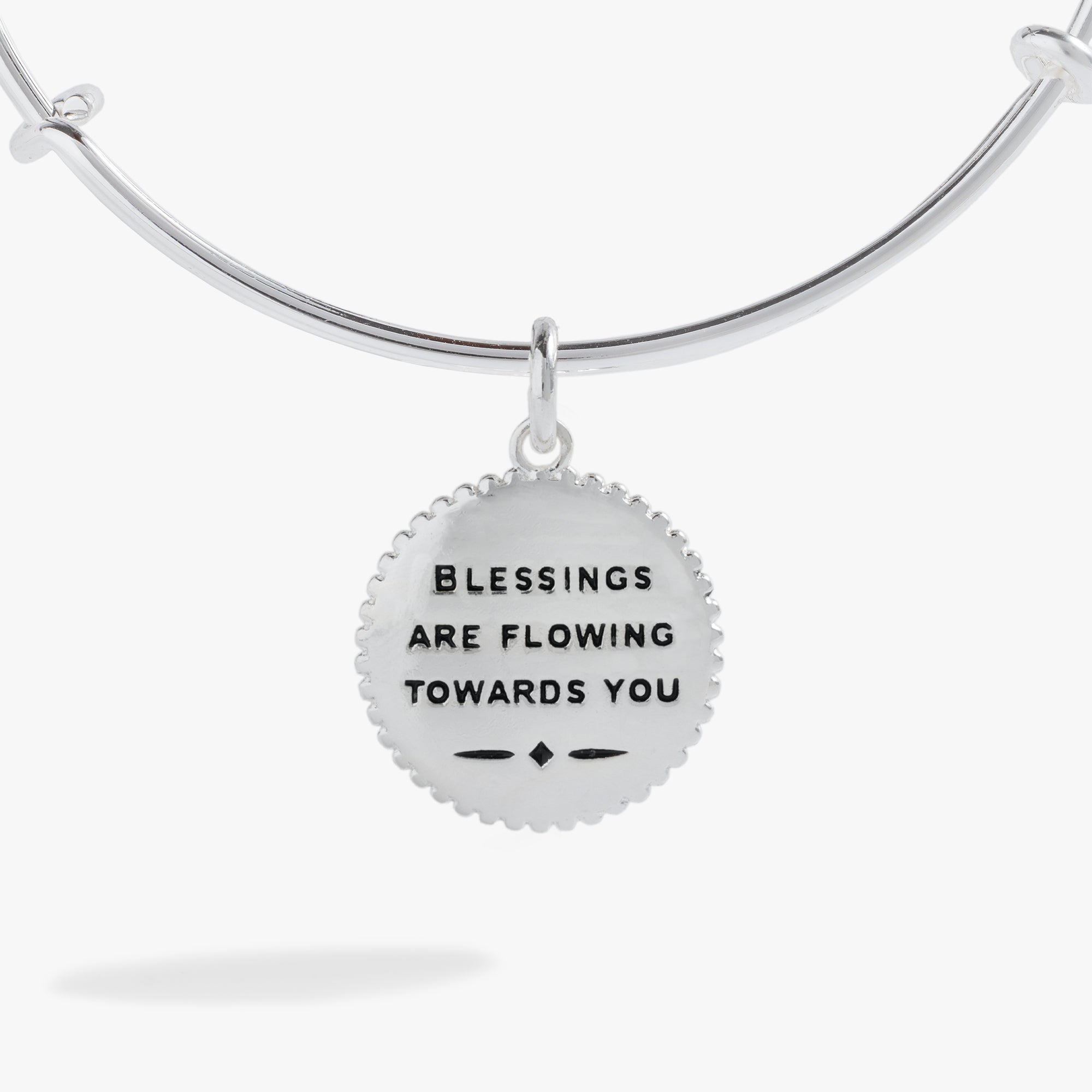 Sand Dollar Charm Bangle