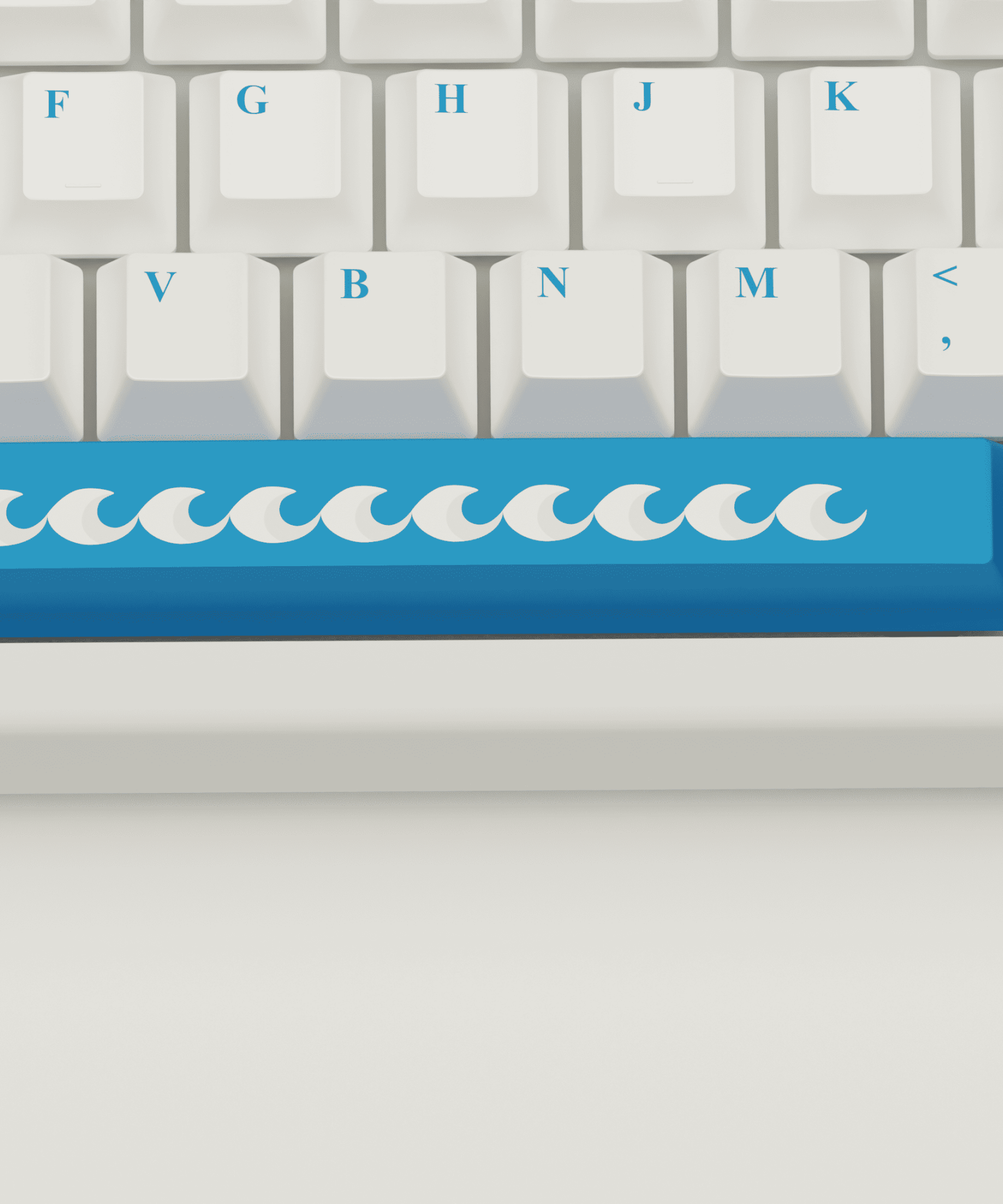 Santorini Story Design Keycaps and Mechanical Keyboard