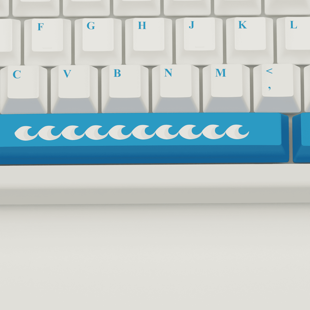 Santorini Story Design Keycaps and Mechanical Keyboard