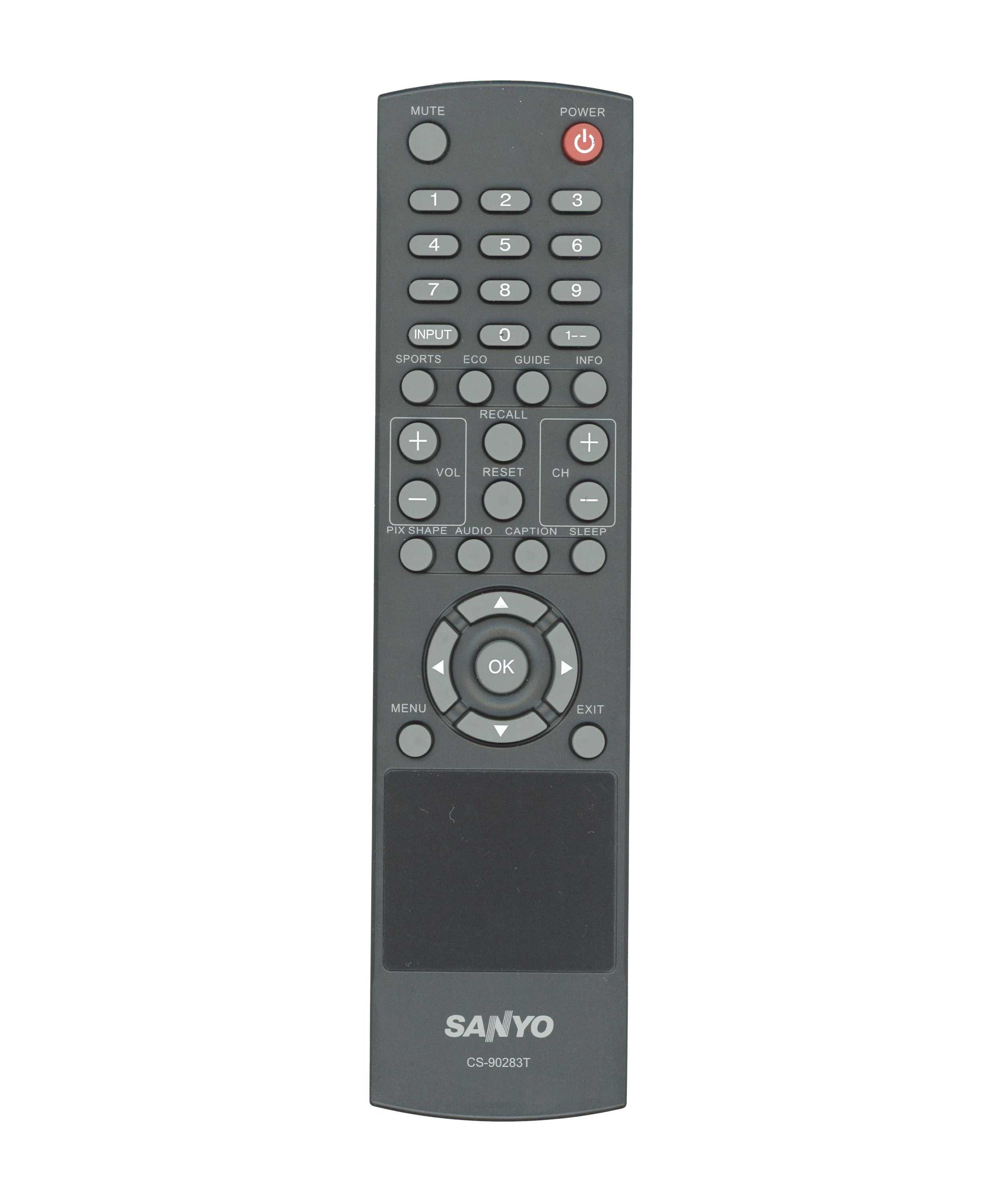 Sanyo CS90283T TV Remote Control
