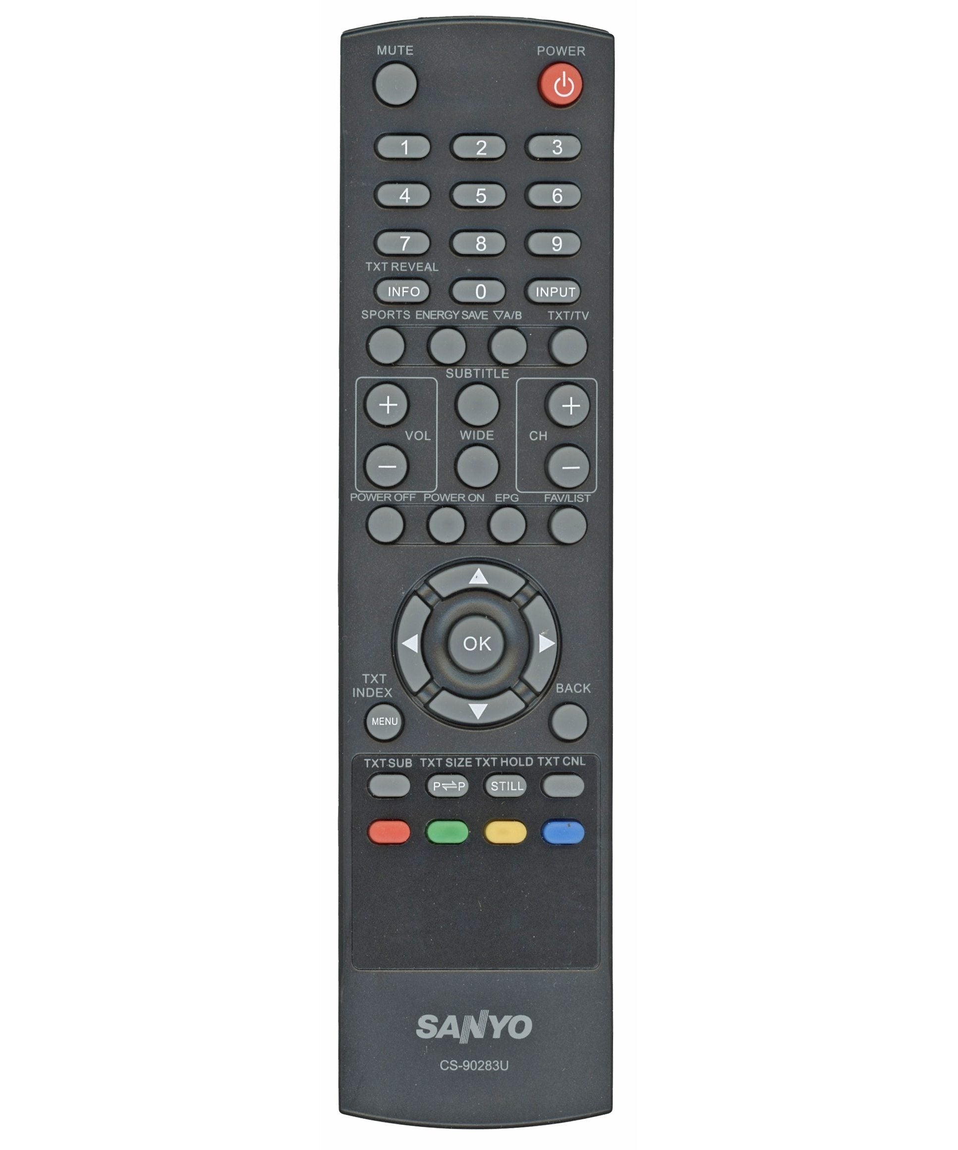 Sanyo CS90283U TV Remote Control