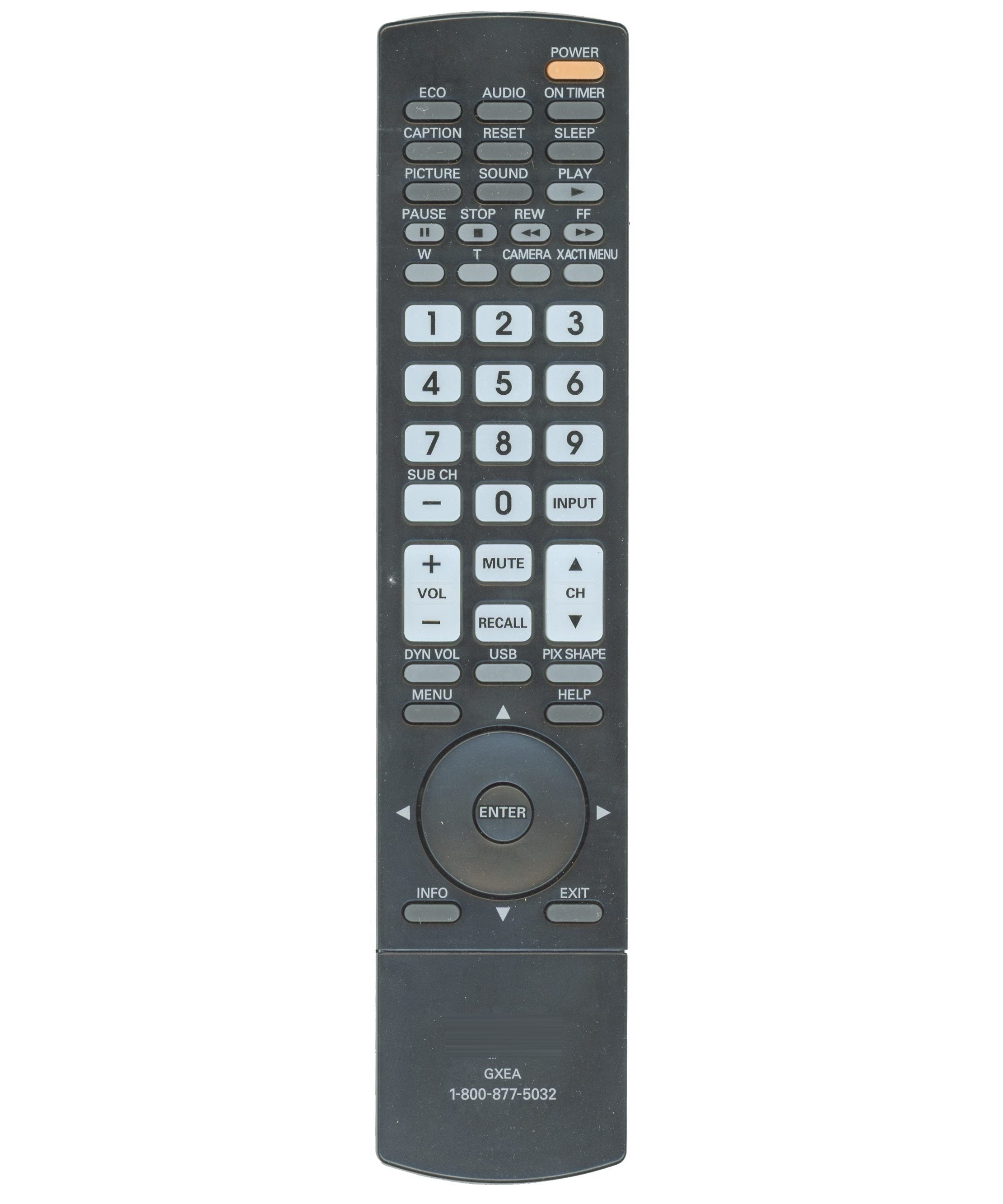 OEM Sanyo GXEA TV Remote Control - GXEA
