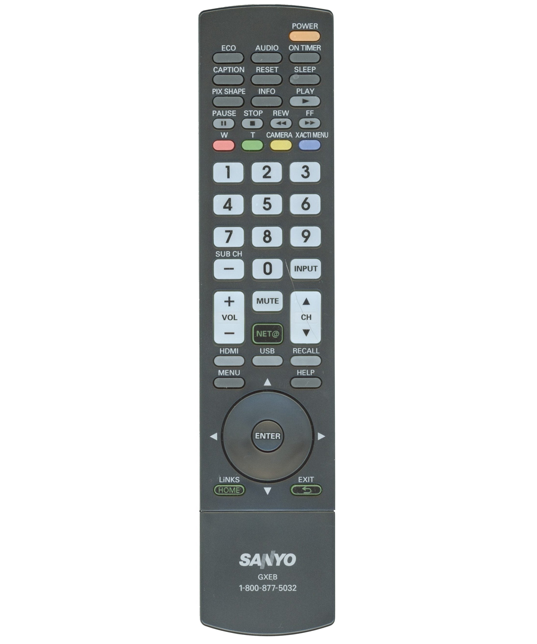 Sanyo GXEB TV Remote Control