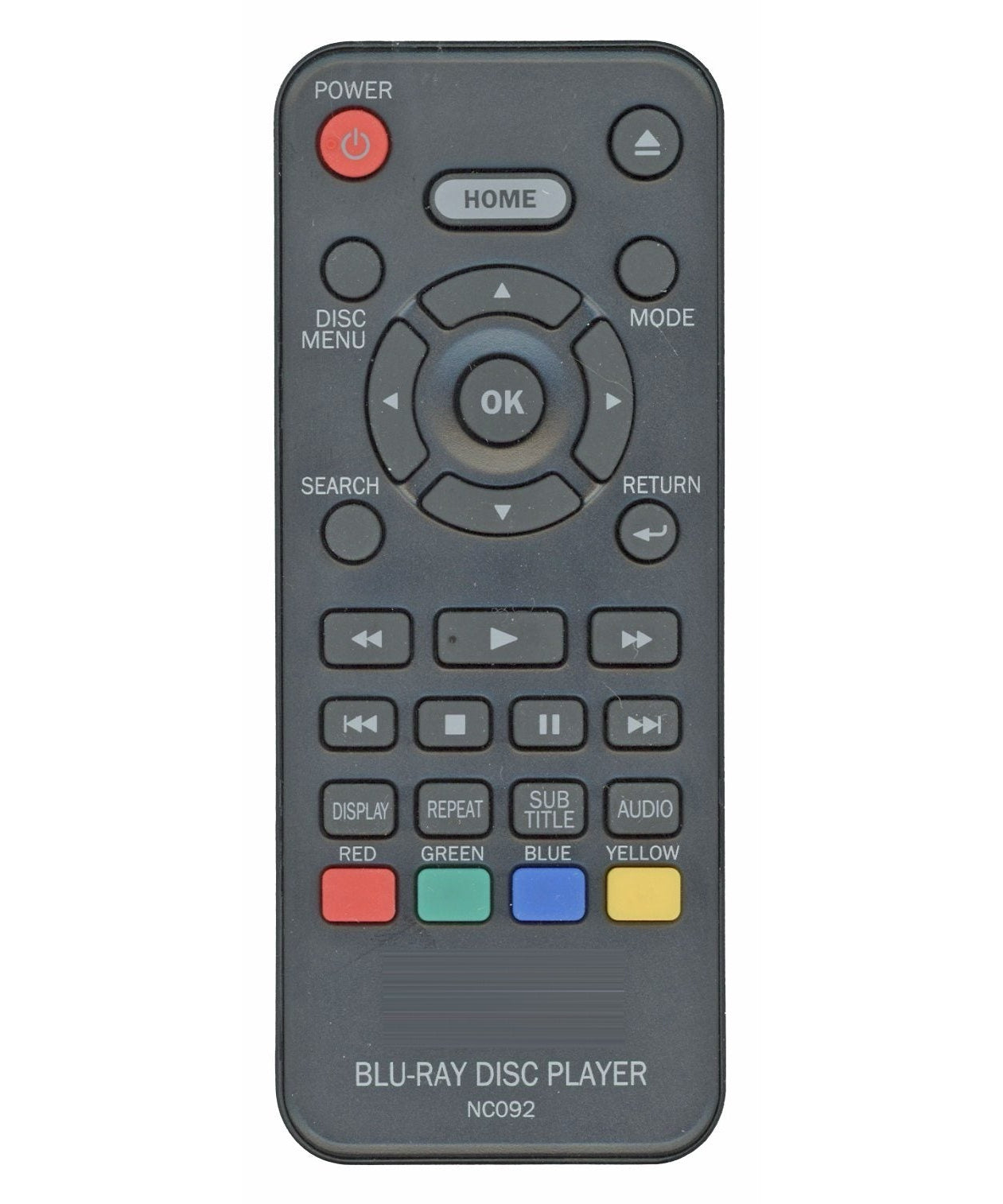 Sanyo NC092 Blu-ray Remote Control