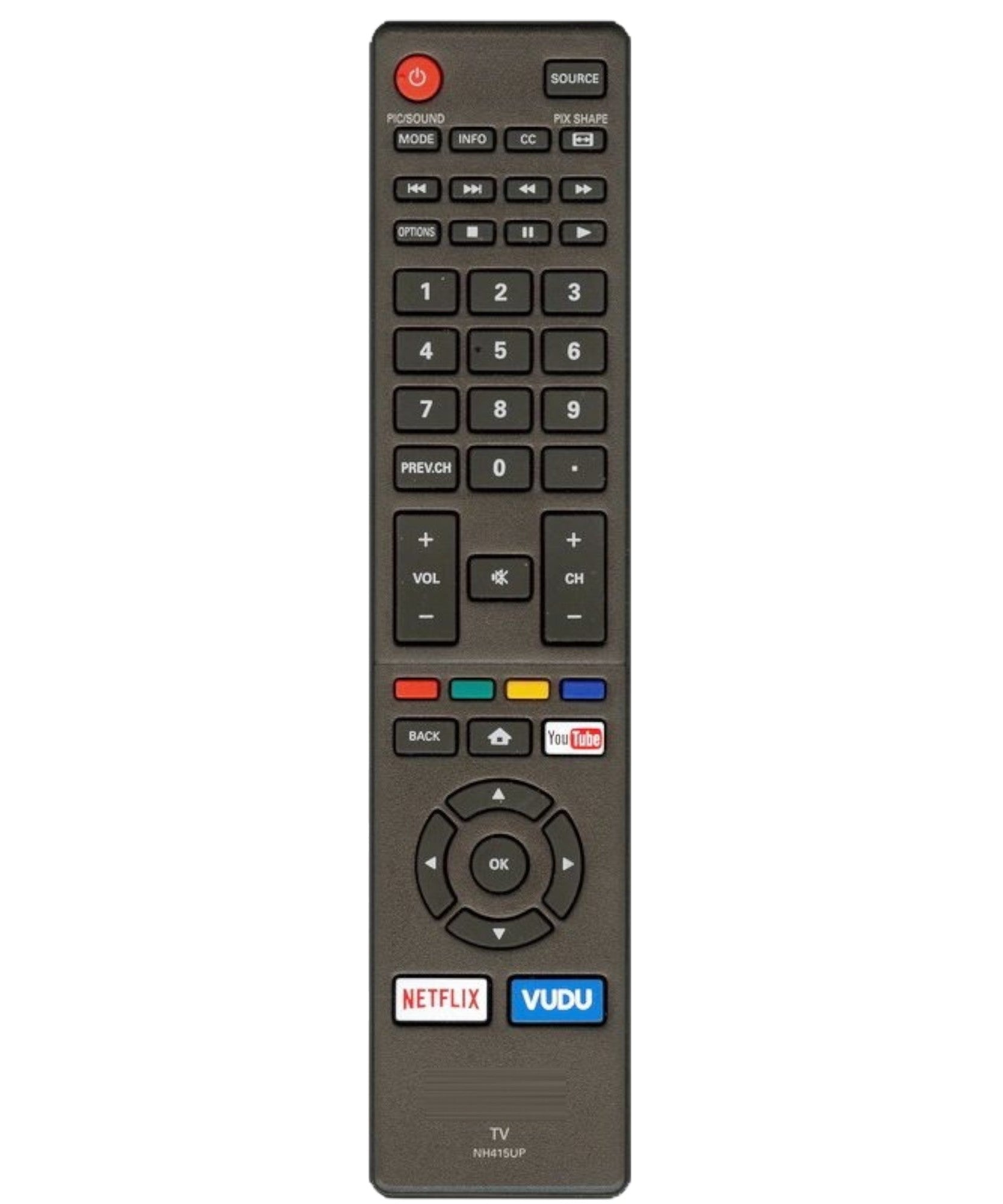 Sanyo NH415UP Smart TV Remote Control - NH415UP