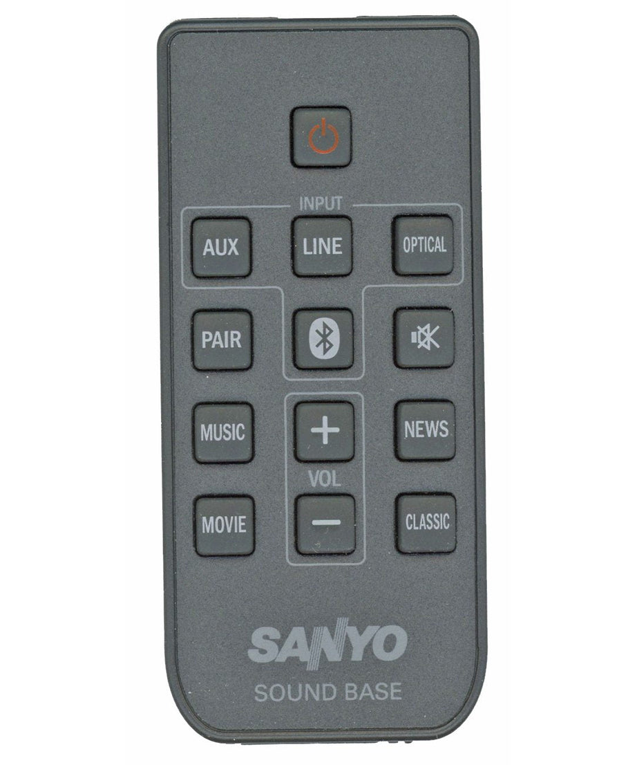 Sanyo WIR113001FA05 Sound Bar Remote Control