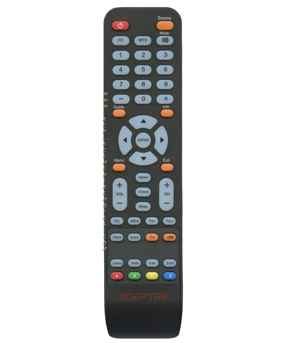 Sceptre X325 TV Remote Control