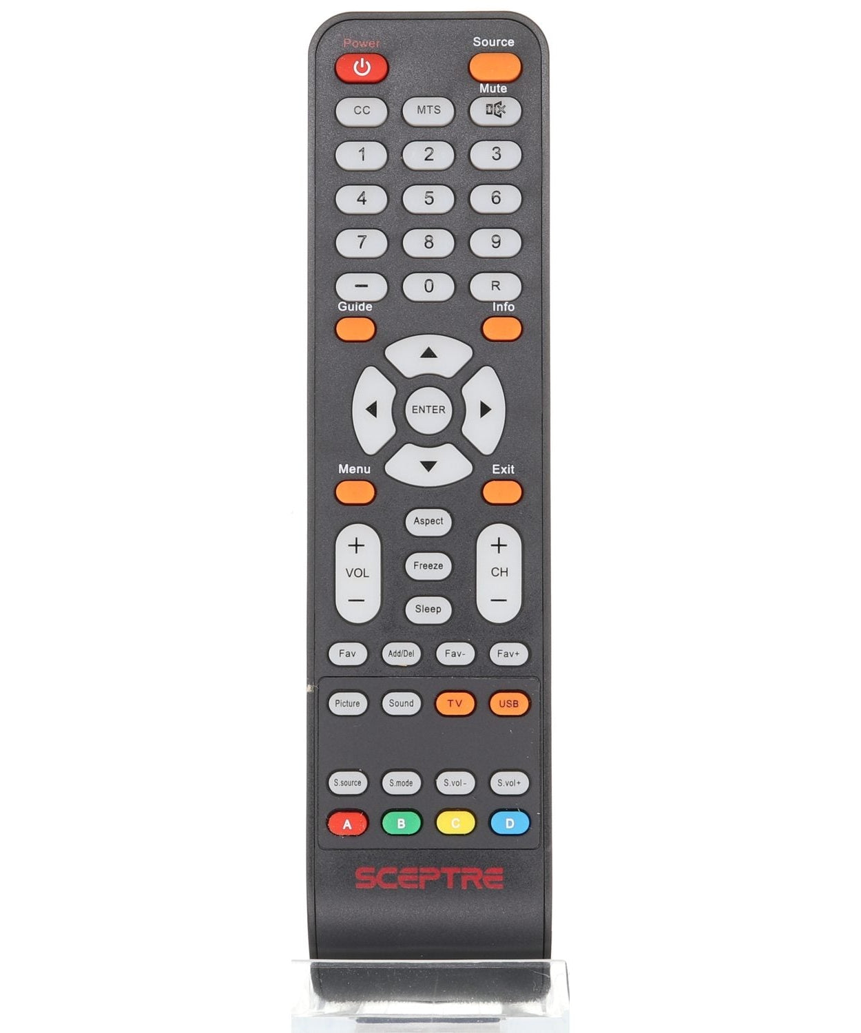 Sceptre X325 TV Remote Control