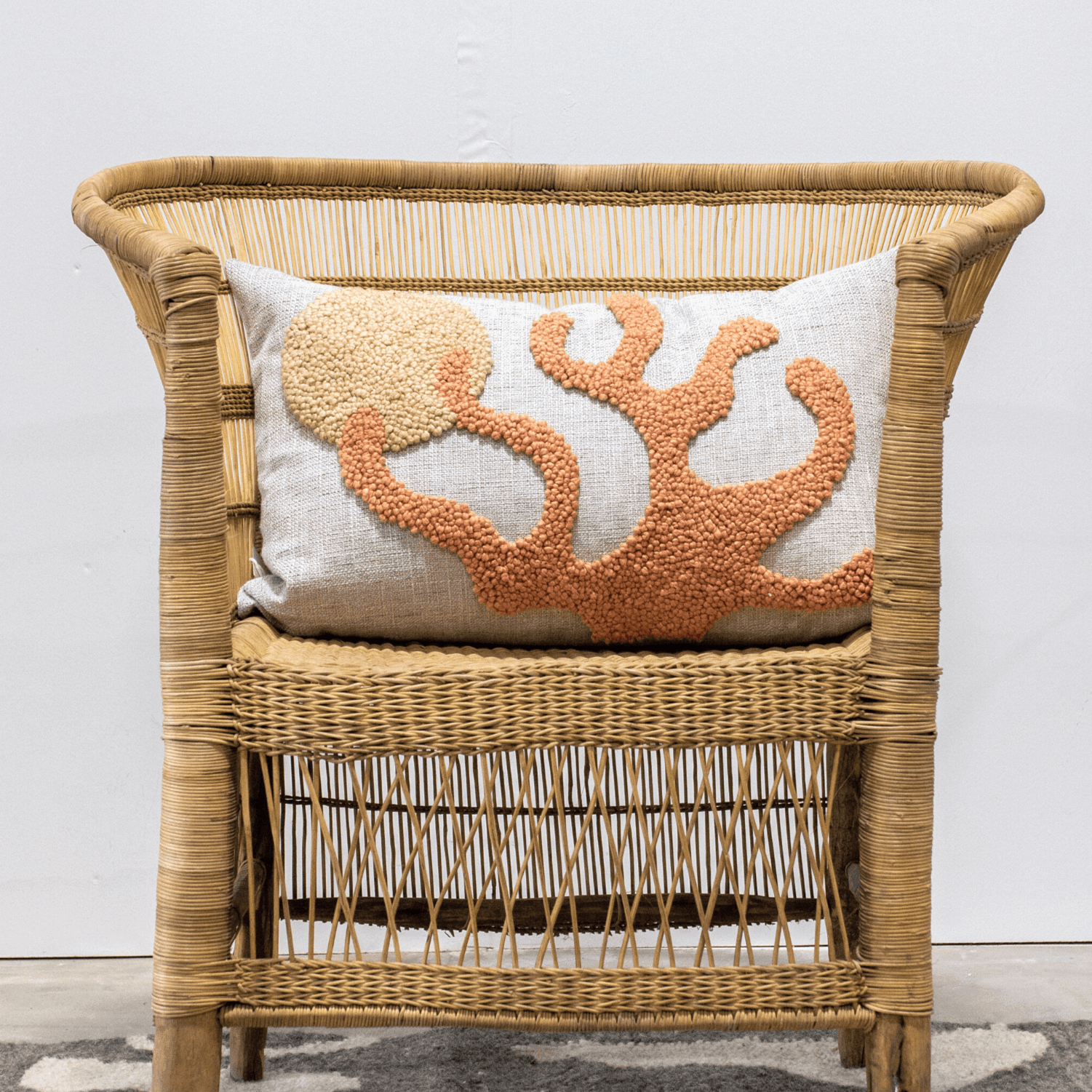 Sea Coral Throw Pillow