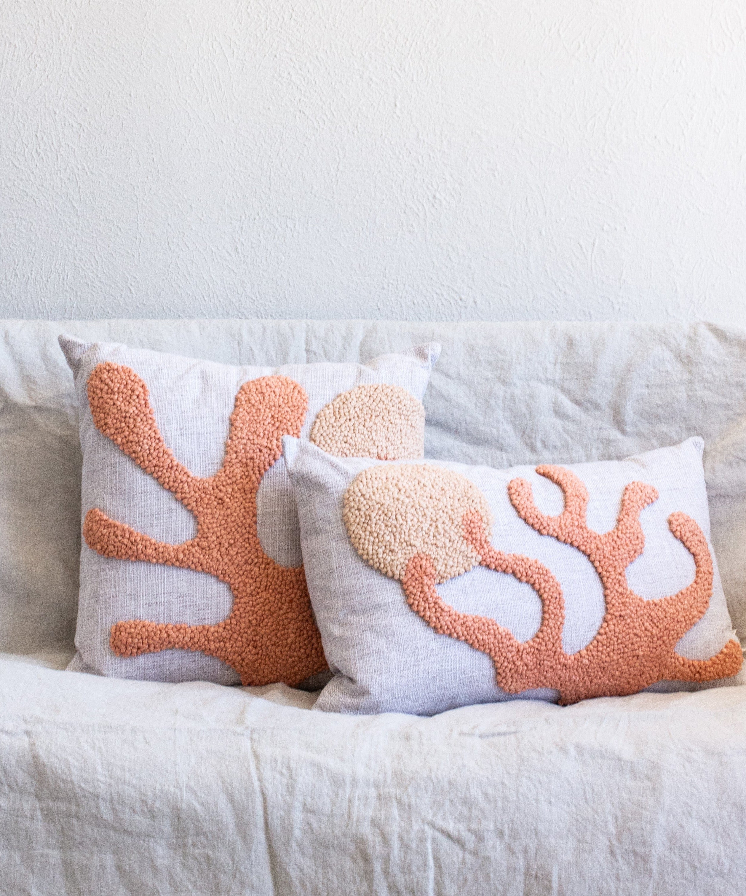 Sea Coral Throw Pillow