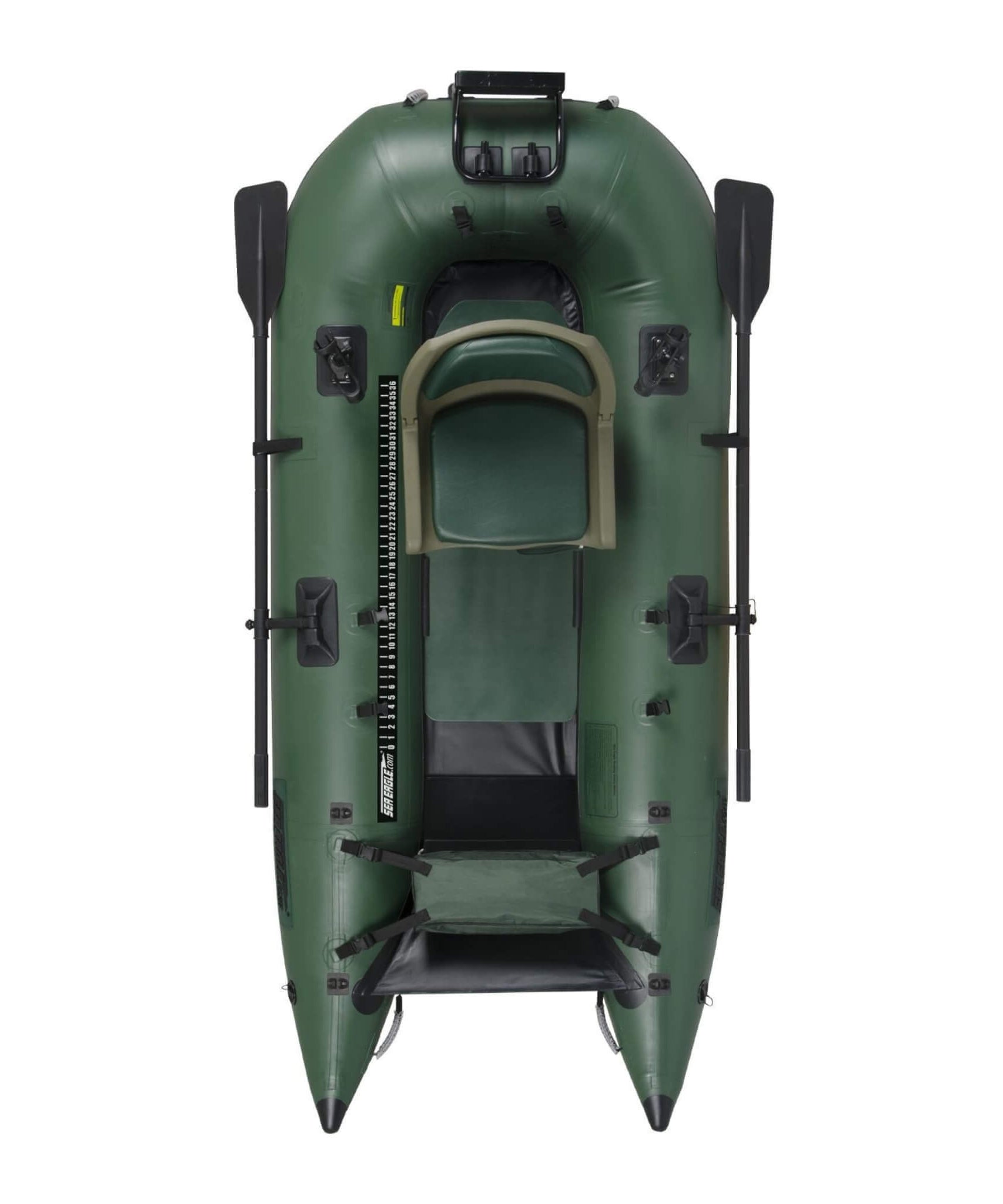Sea Eagle 1-Person Frameless Pontoon Inflatable Fishing Boat, 9FT [285FPBK] (SAK93163)