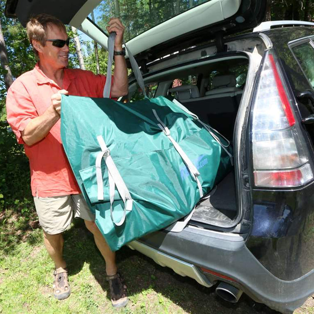 Sea Eagle 3-People TC16 High Pressure All Drop Stitch Inflatable Travel Canoe, 16FT [TC16K] (SAK43086)