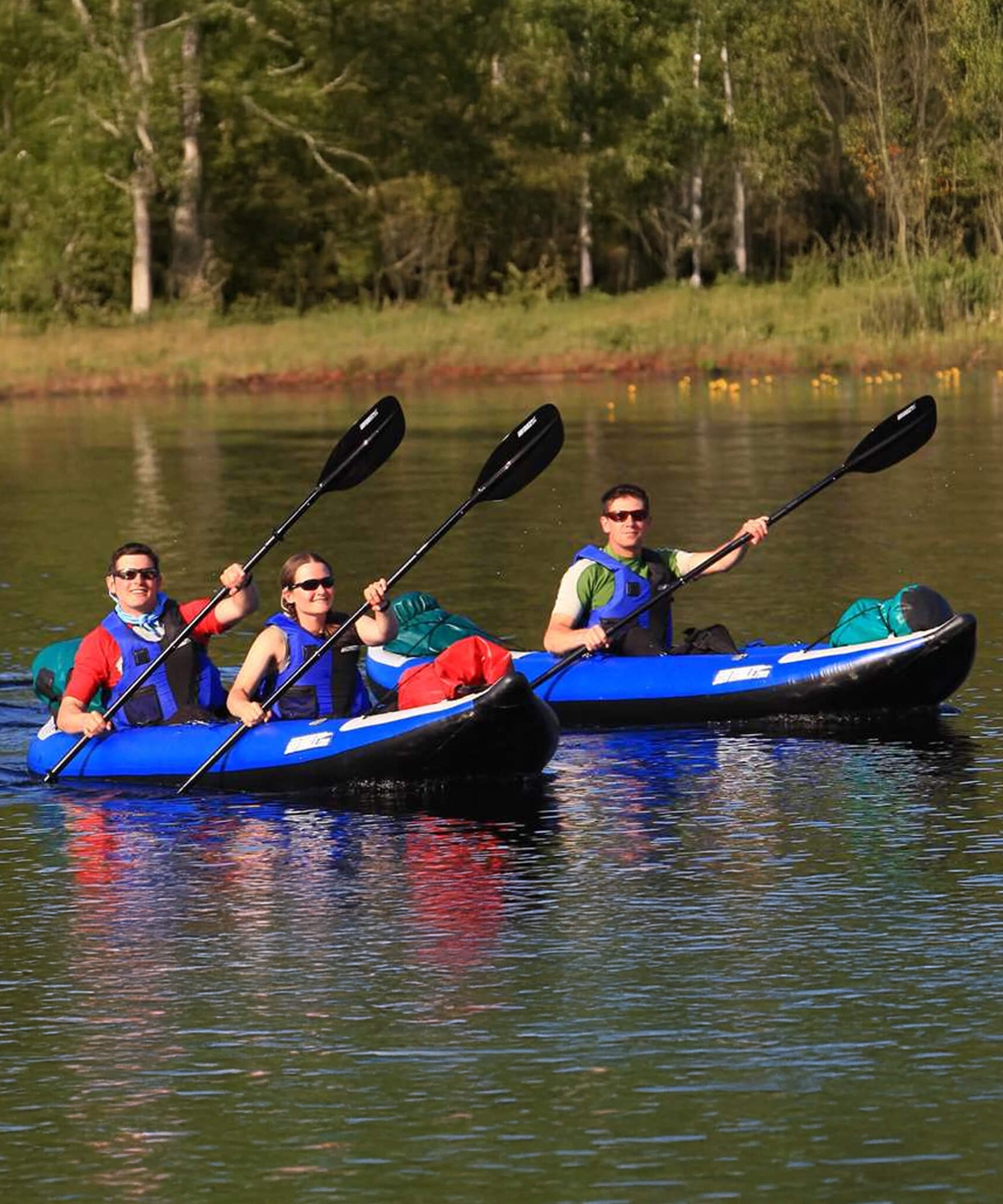 Sea Eagle 380X Explorer 3-Person Inflatable Kayak With Large Removable Rear Center Skeg [380XK] (SAK97562)