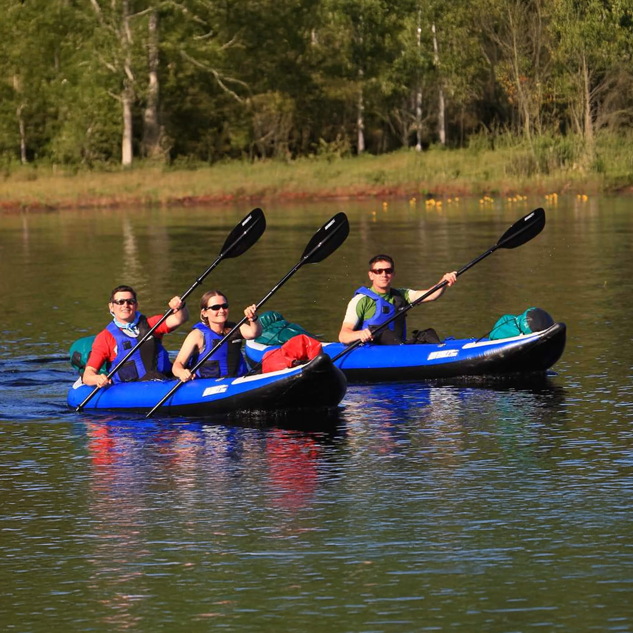 Sea Eagle 380X Explorer 3-Person Inflatable Kayak With Large Removable Rear Center Skeg [380XK] (SAK97562)