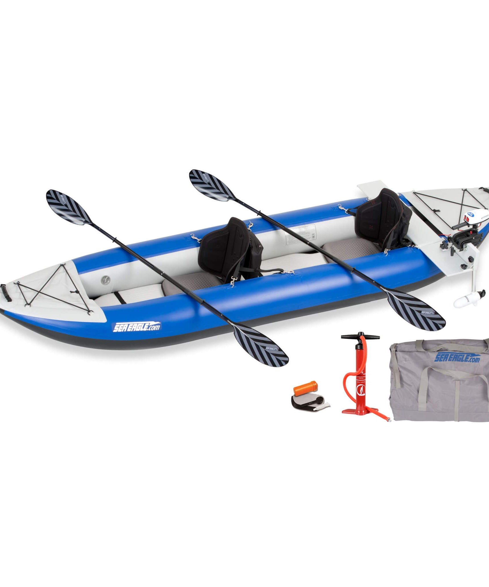 Sea Eagle 380X Explorer 3-Person Inflatable Kayak With Large Removable Rear Center Skeg [380XK] (SAK97562)
