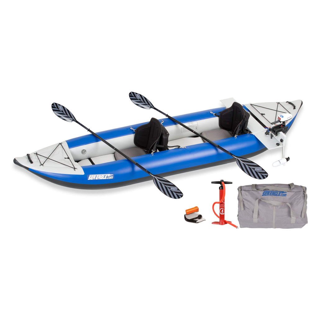 Sea Eagle 380X Explorer 3-Person Inflatable Kayak With Large Removable Rear Center Skeg [380XK] (SAK97562)