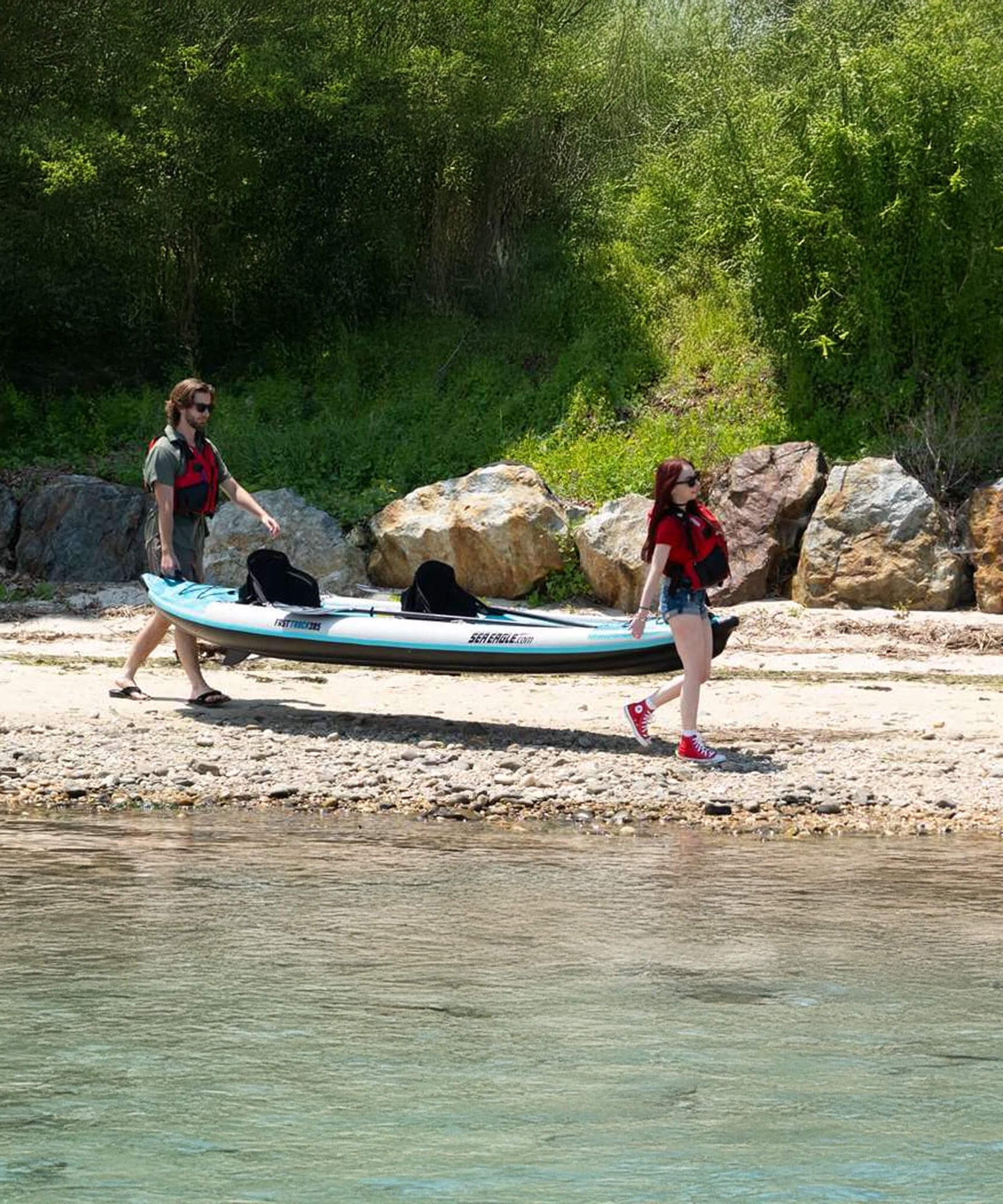Sea Eagle 385FT FastTrack 12FT 2-Person V-Bottom Inflatable Kayak [385FTK] (SAK25086)
