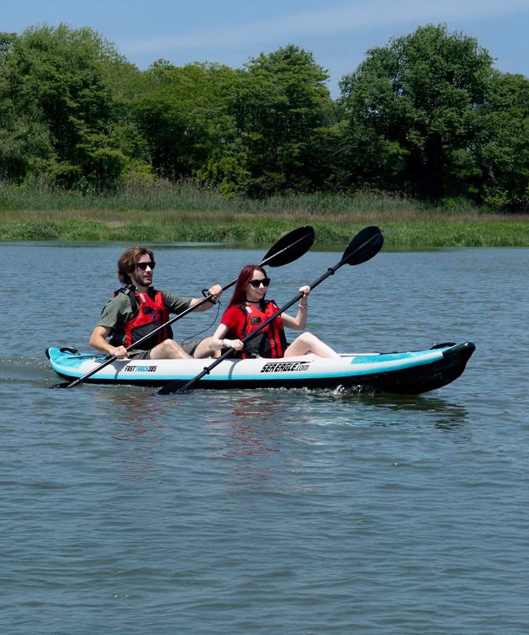 Sea Eagle 385FT FastTrack 12FT 2-Person V-Bottom Inflatable Kayak [385FTK] (SAK25086)