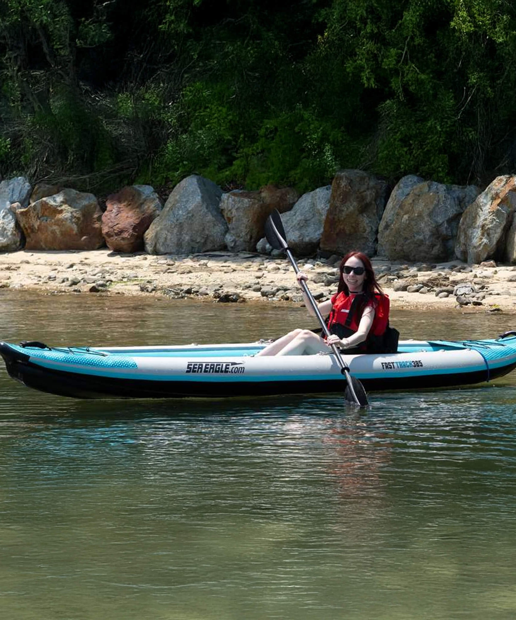 Sea Eagle 385FT FastTrack 12FT 2-Person V-Bottom Inflatable Kayak [385FTK] (SAK25086)
