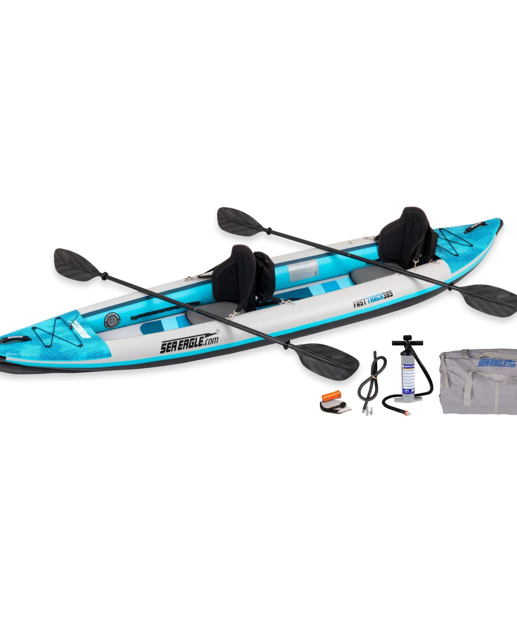 Sea Eagle 385FT FastTrack 12FT 2-Person V-Bottom Inflatable Kayak [385FTK] (SAK25086)