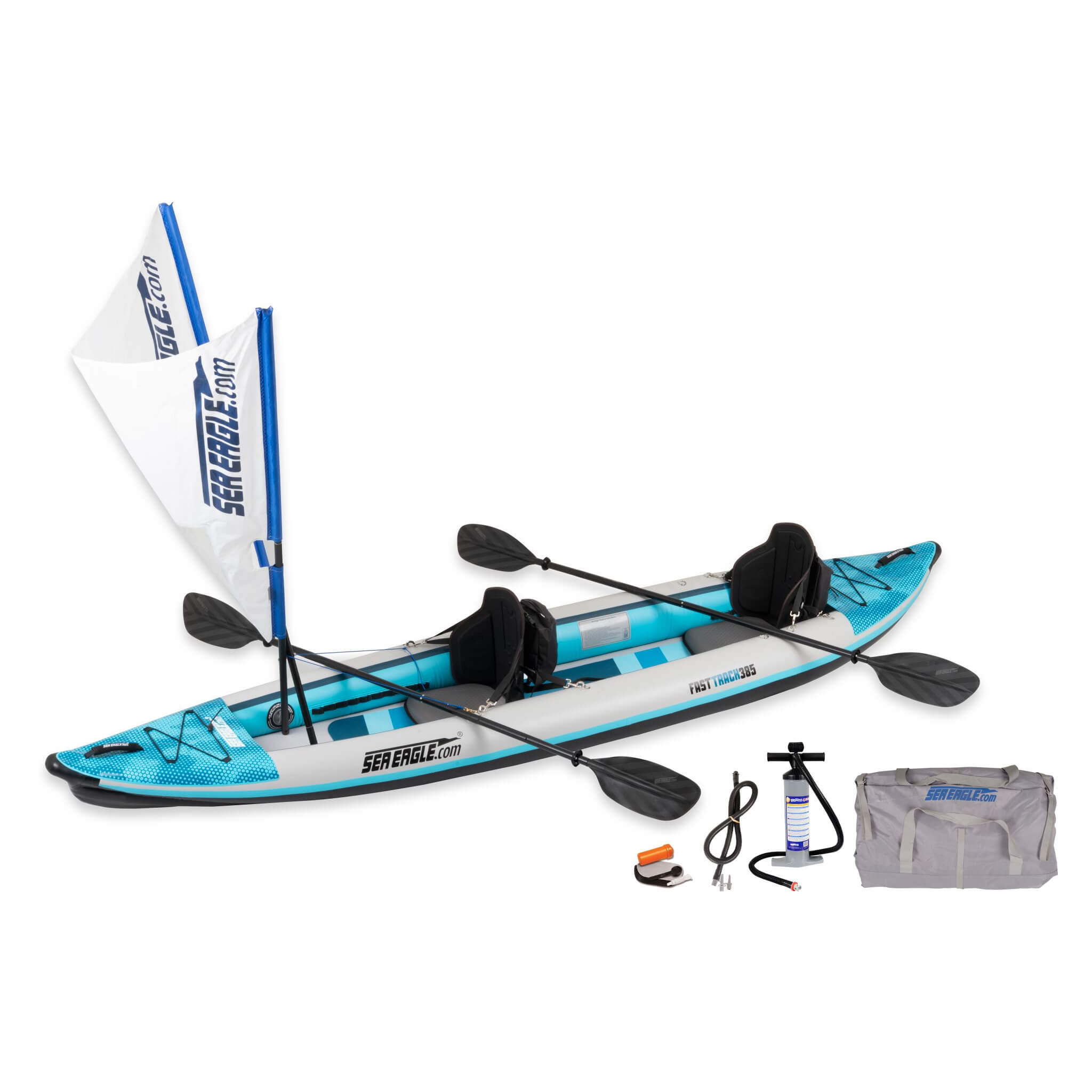 Sea Eagle 385FT FastTrack 12FT 2-Person V-Bottom Inflatable Kayak [385FTK] (SAK25086)