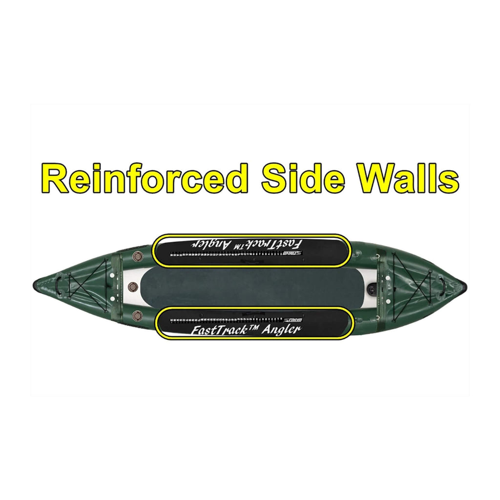 Sea Eagle 385FTA FastTrack 12FT 2- Persons Angler Inflatable Hunter Green Fishing Kayak [385FTAK] (SAK80139)