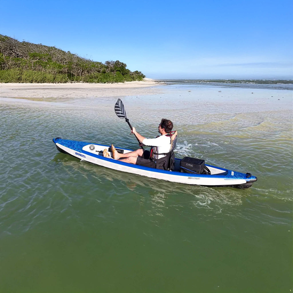 Sea Eagle 393RL RazorLite 1-Person Inflatable Lightweight Kayak With Adjustable Footrests [393RLK] (SAK13961)
