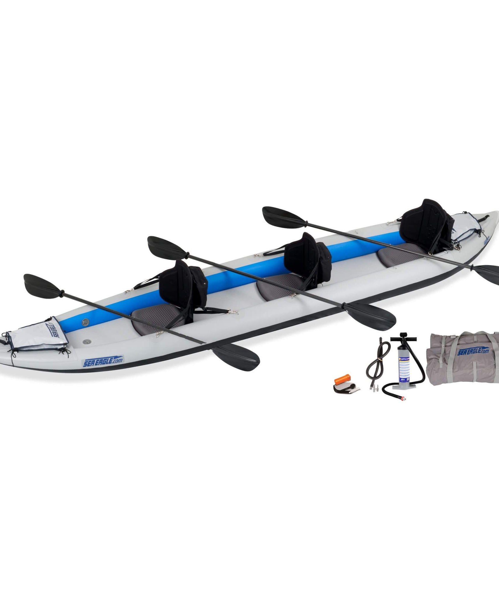 Sea Eagle 465FT FastTrack 15FT 3-Person UltraLight Weight Inflatable Kayak [465FTK] (SAK96507)