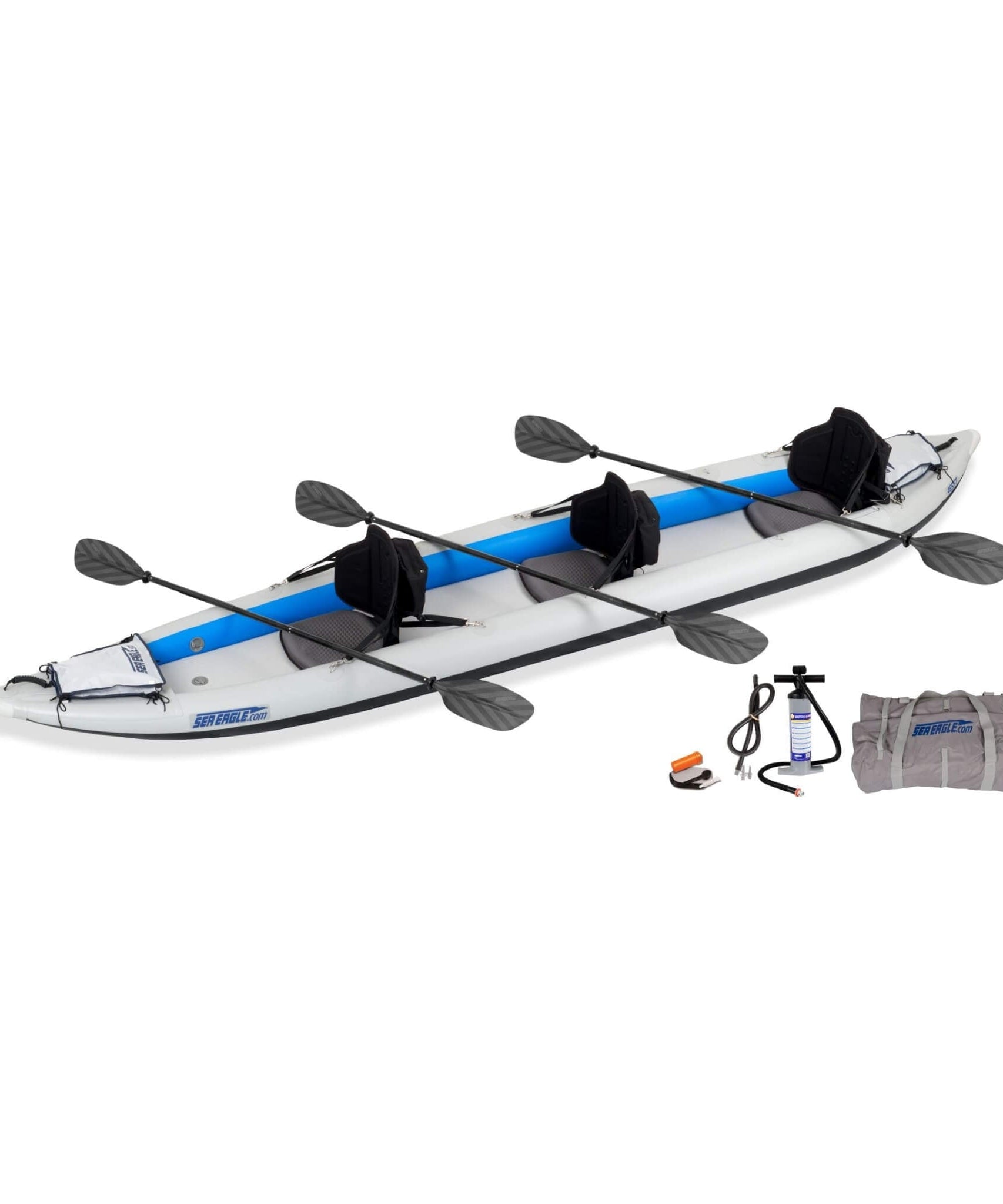 Sea Eagle 465FT FastTrack 15FT 3-Person UltraLight Weight Inflatable Kayak [465FTK] (SAK96507)