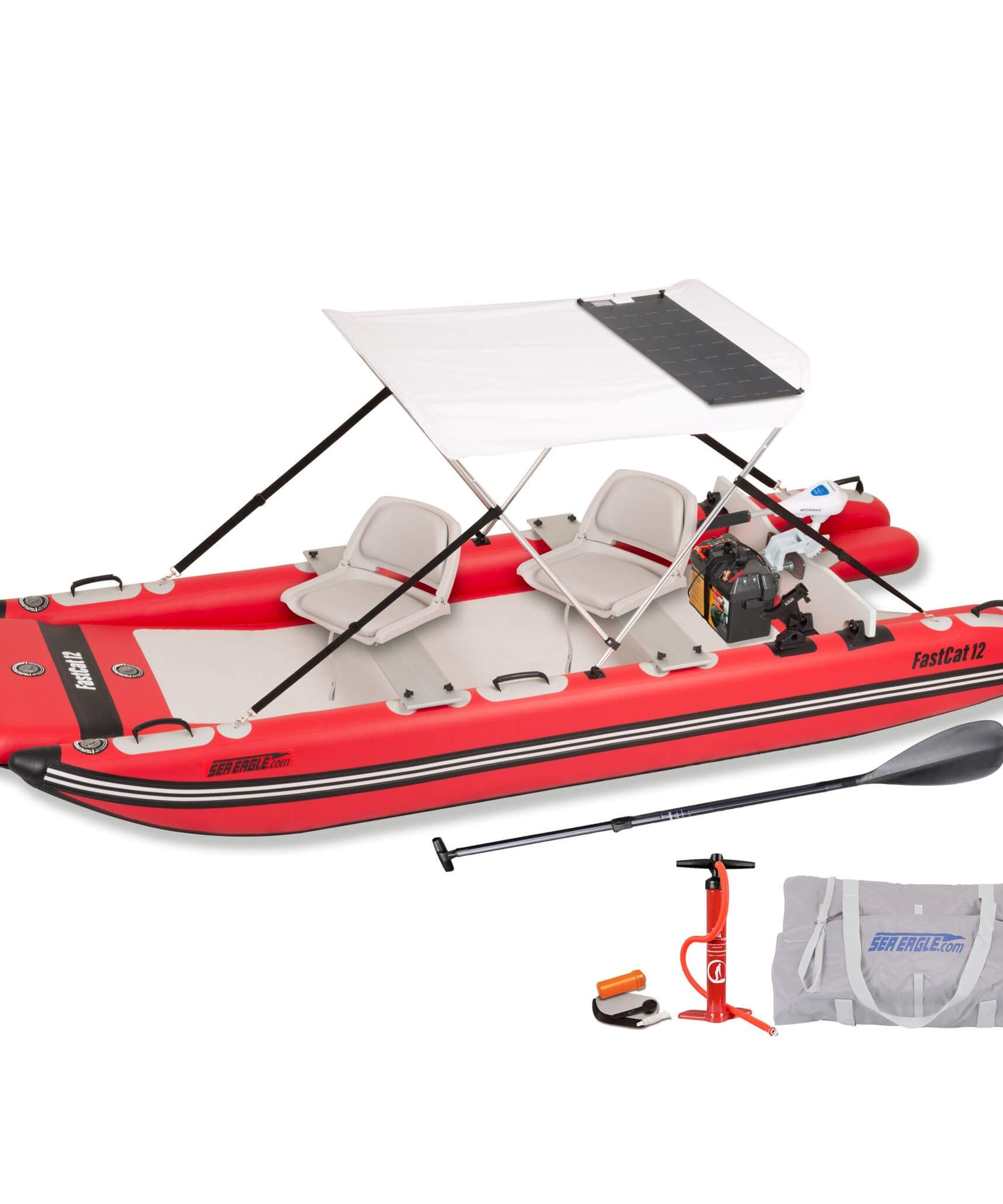 Sea Eagle Boats FastCat12™ Catamaran Inflatable Boat, 13FT [FASTCAT12K] (SAK29684)
