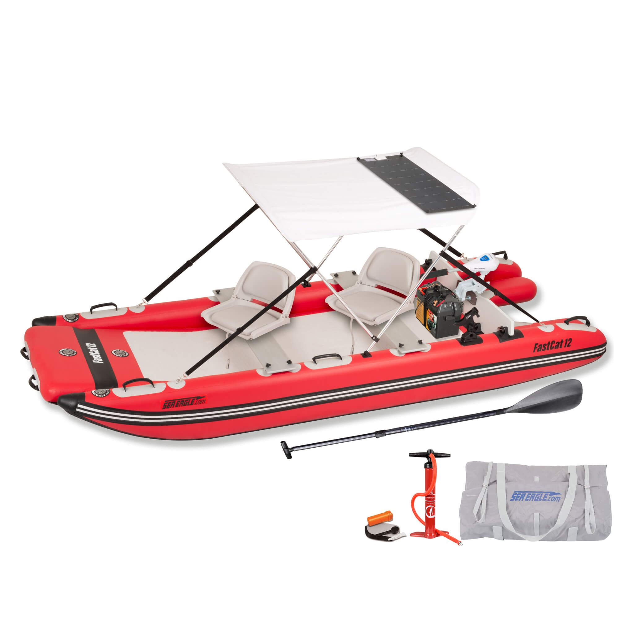 Sea Eagle Boats FastCat12™ Catamaran Inflatable Boat, 13FT [FASTCAT12K] (SAK29684)