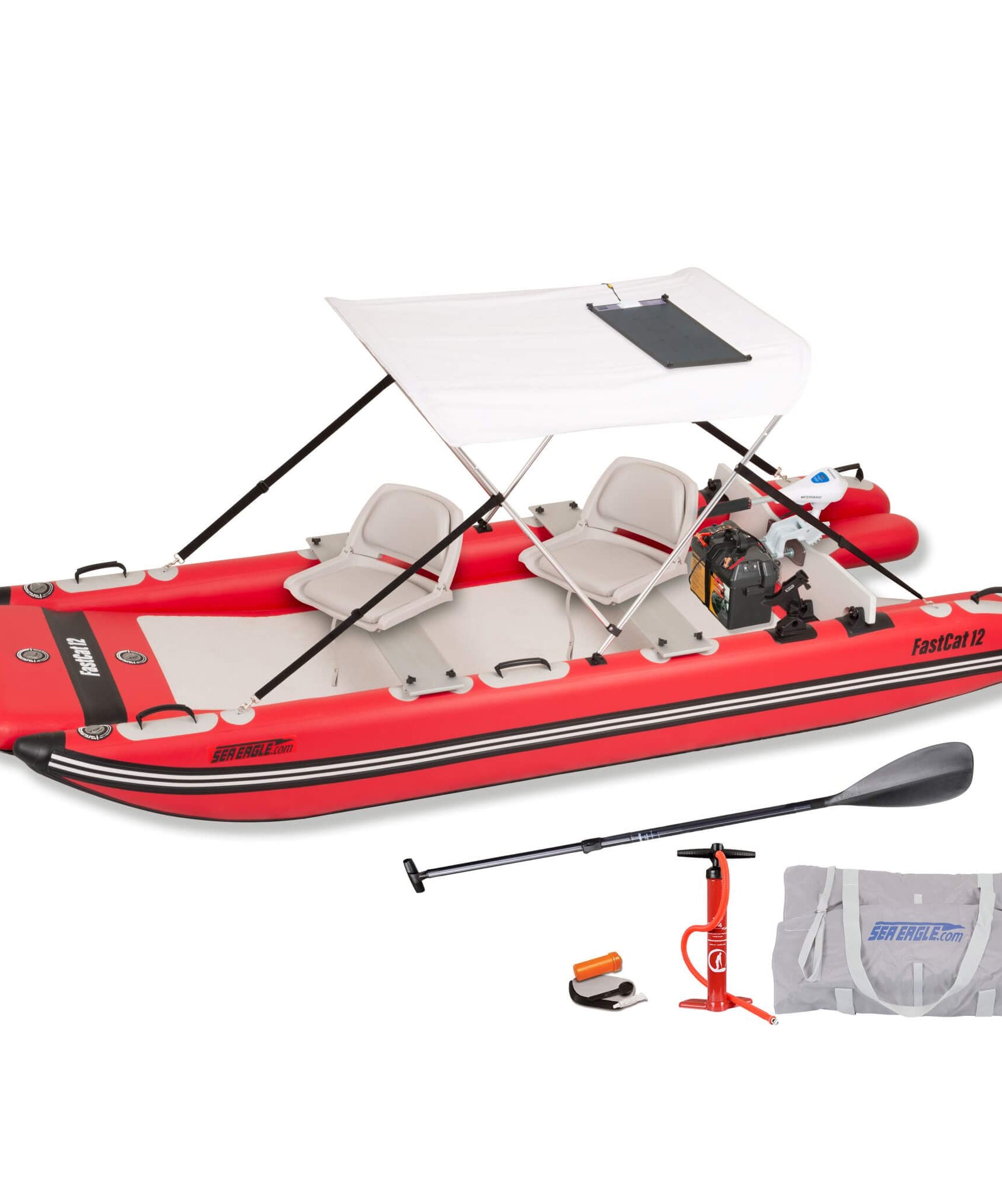 Sea Eagle Boats FastCat12™ Catamaran Inflatable Boat, 13FT [FASTCAT12K] (SAK29684)
