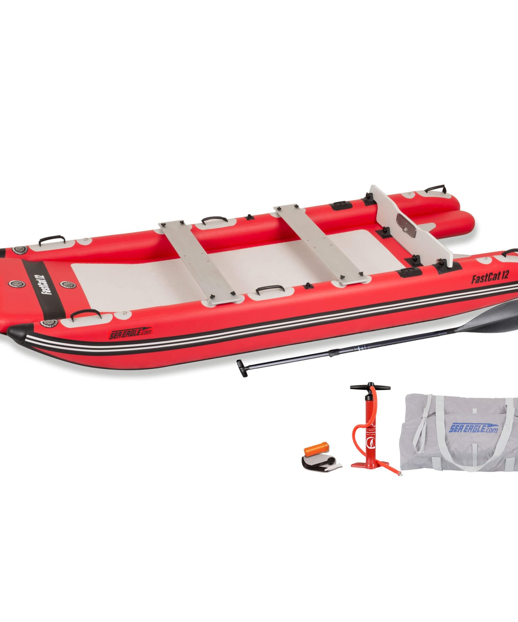 Sea Eagle Boats FastCat12™ Catamaran Inflatable Boat, 13FT [FASTCAT12K] (SAK29684)
