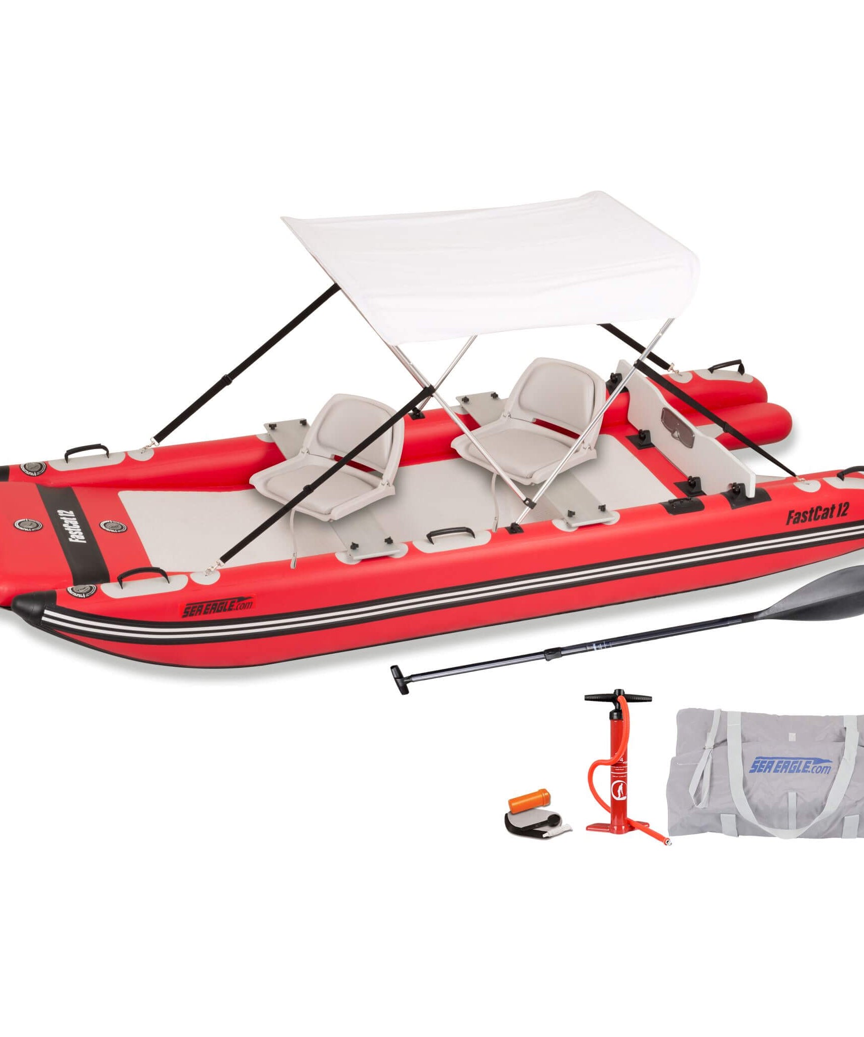 Sea Eagle Boats FastCat12™ Catamaran Inflatable Boat, 13FT [FASTCAT12K] (SAK29684)