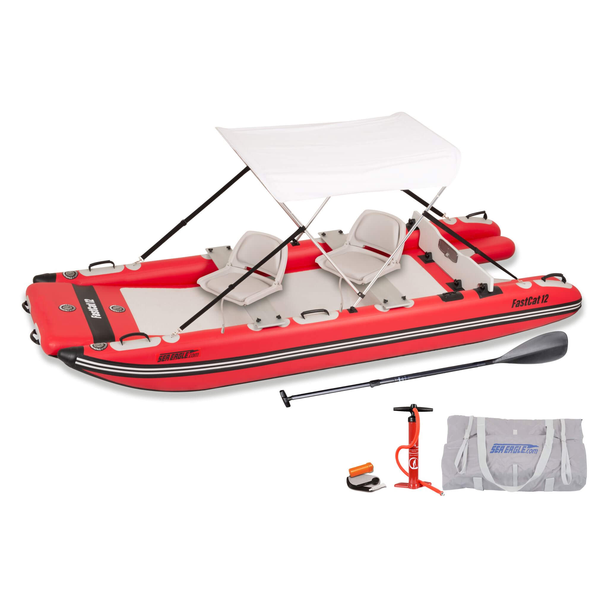 Sea Eagle Boats FastCat12™ Catamaran Inflatable Boat, 13FT [FASTCAT12K] (SAK29684)