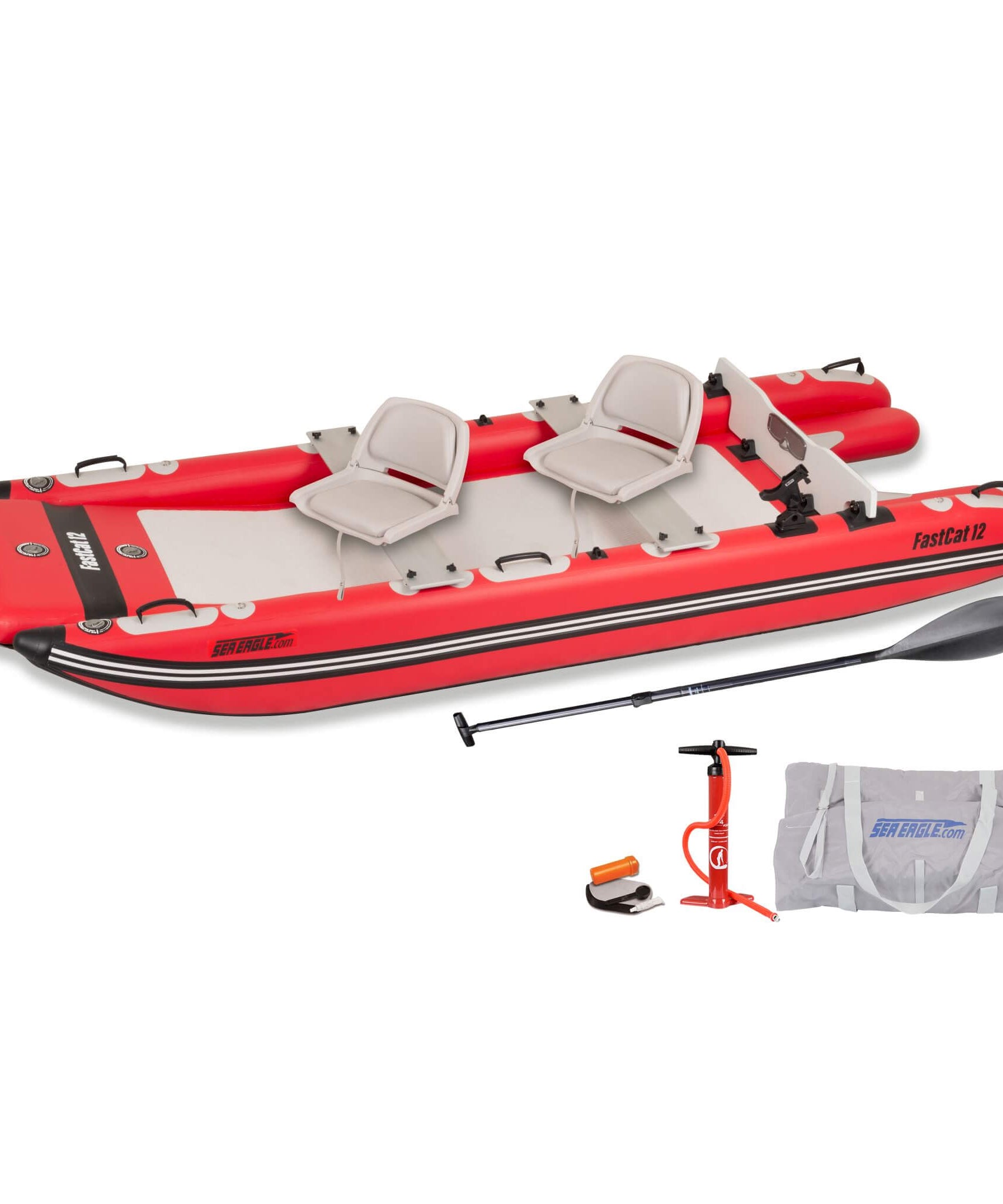 Sea Eagle Boats FastCat12™ Catamaran Inflatable Boat, 13FT [FASTCAT12K] (SAK29684)