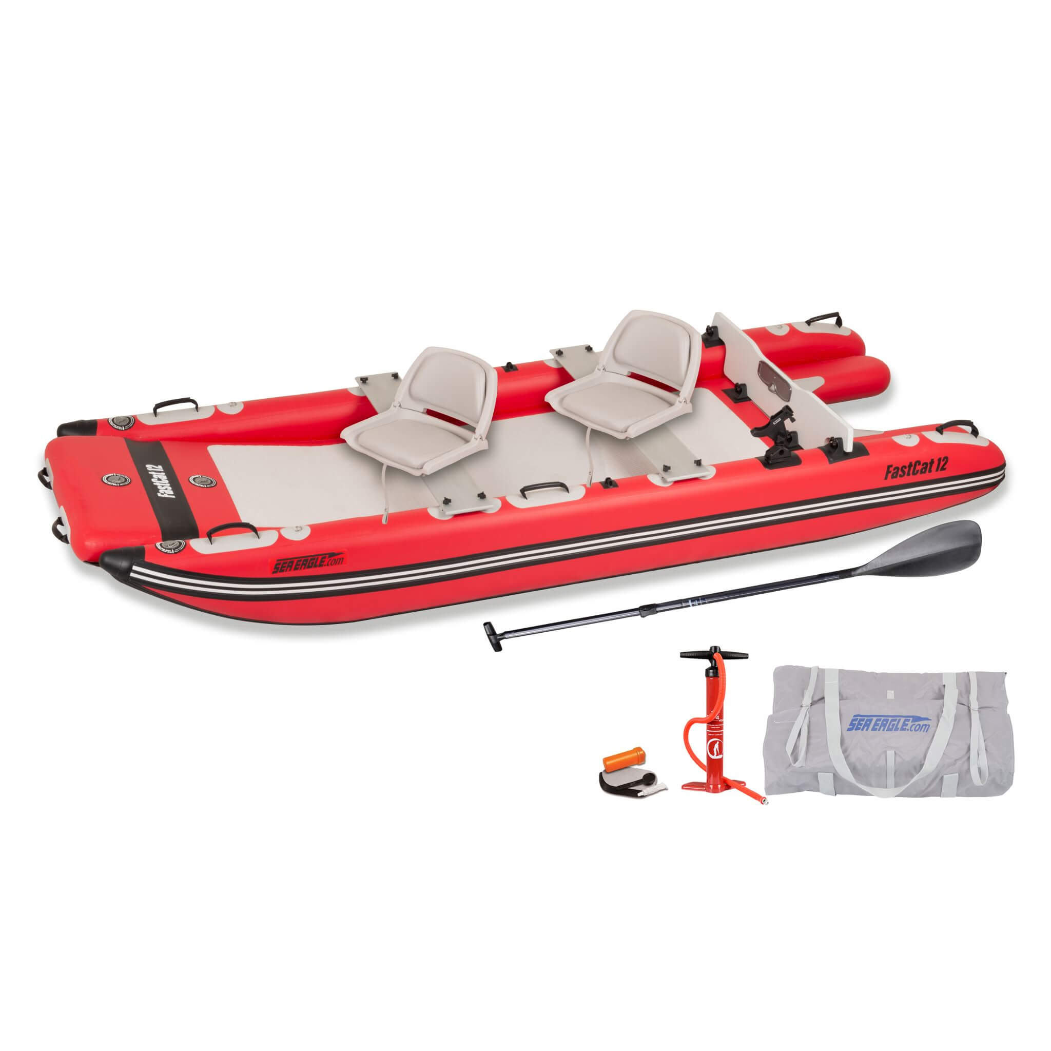 Sea Eagle Boats FastCat12™ Catamaran Inflatable Boat, 13FT [FASTCAT12K] (SAK29684)