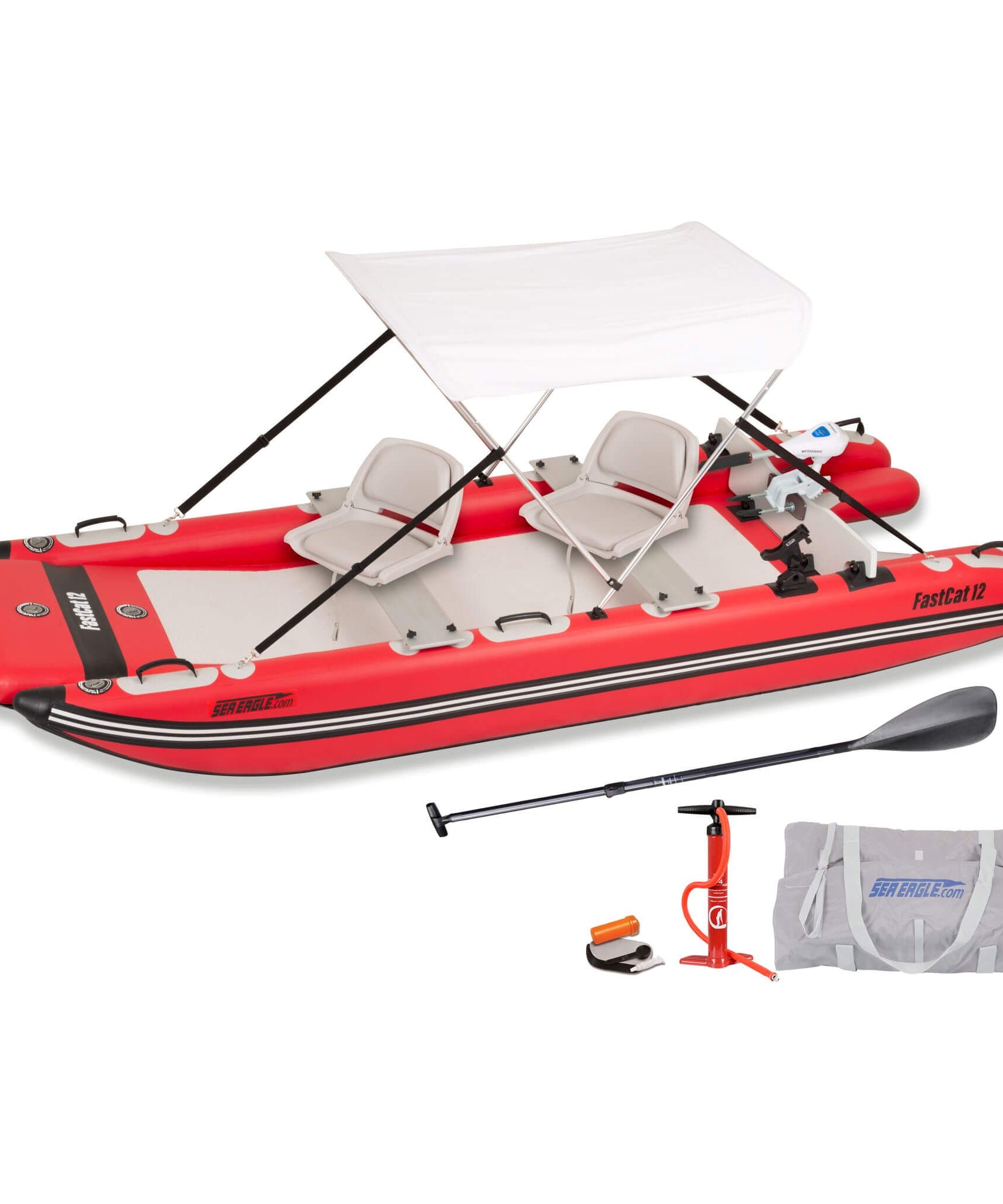 Sea Eagle Boats FastCat12™ Catamaran Inflatable Boat, 13FT [FASTCAT12K] (SAK29684)