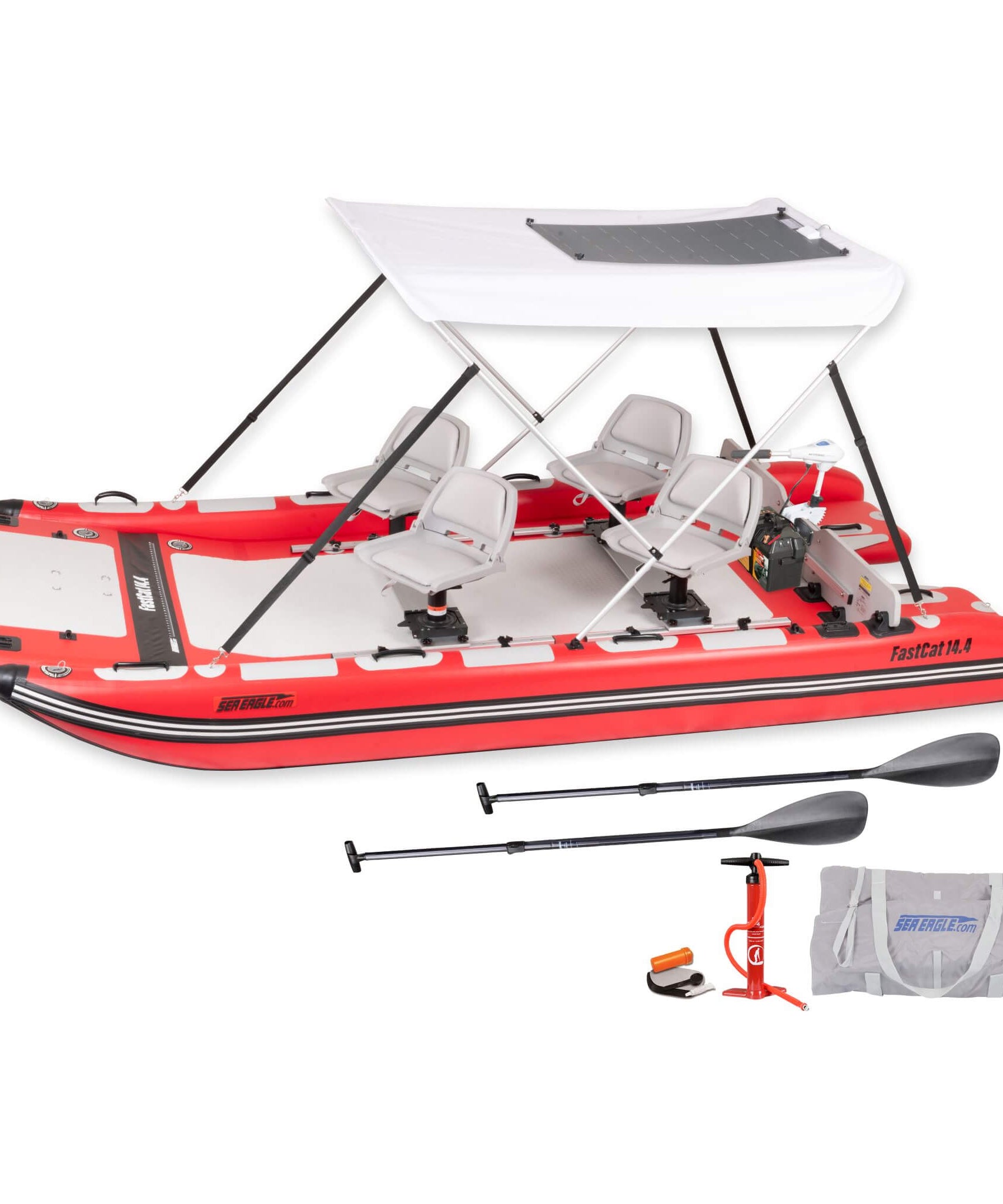 Sea Eagle Boats FastCat14™ Catamaran Inflatable Boat, 14FT [FASTCAT14K] (SAK43210)