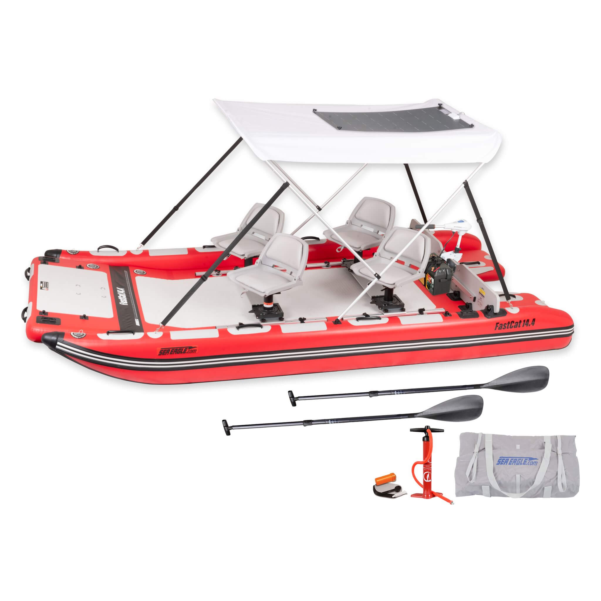 Sea Eagle Boats FastCat14™ Catamaran Inflatable Boat, 14FT [FASTCAT14K] (SAK43210)