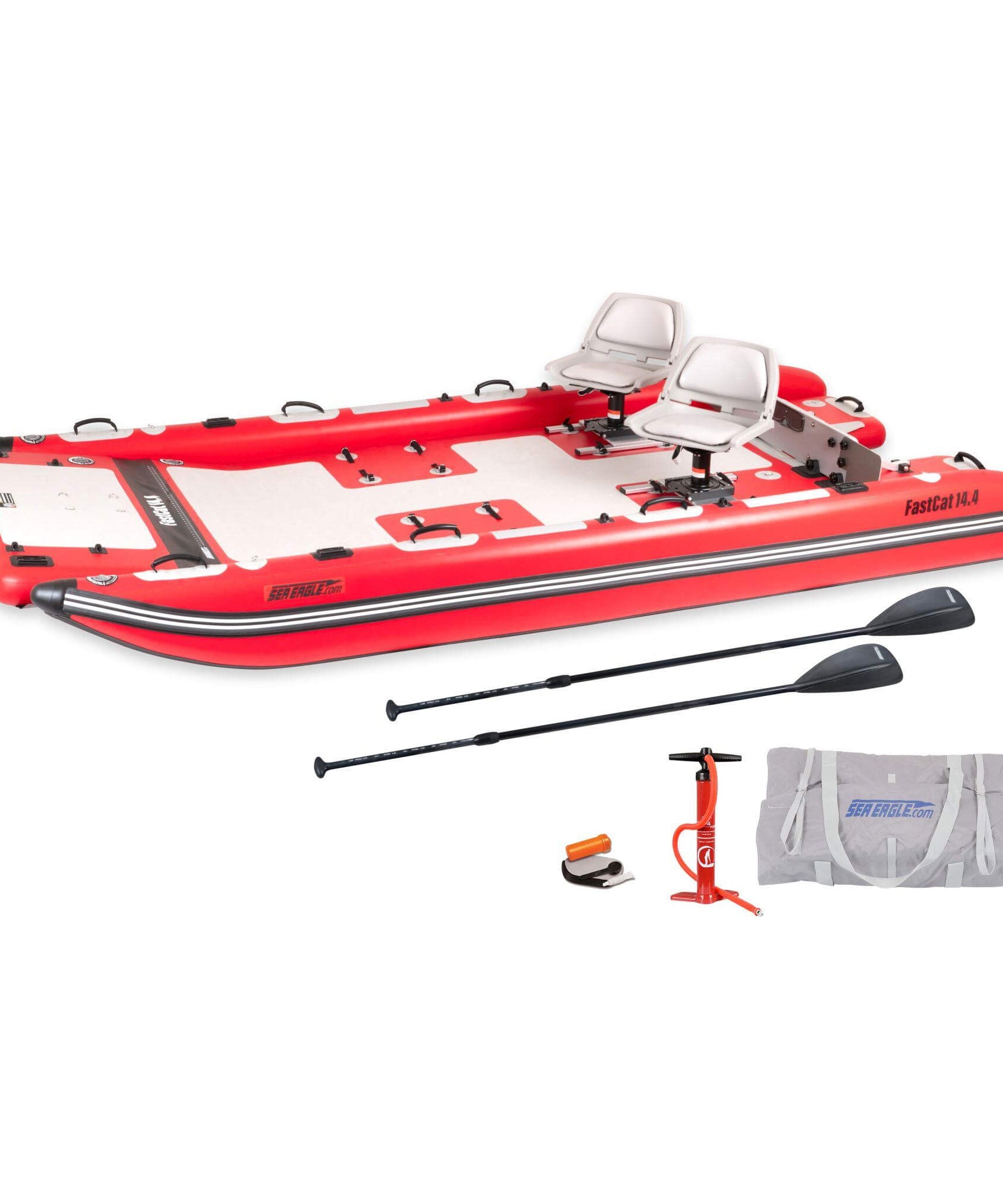 Sea Eagle Boats FastCat14™ Catamaran Inflatable Boat, 14FT [FASTCAT14K] (SAK43210)