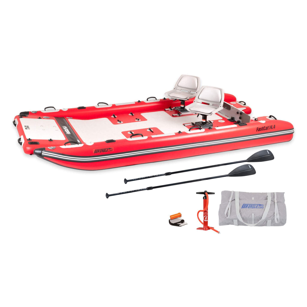 Sea Eagle Boats FastCat14™ Catamaran Inflatable Boat, 14FT [FASTCAT14K] (SAK43210)