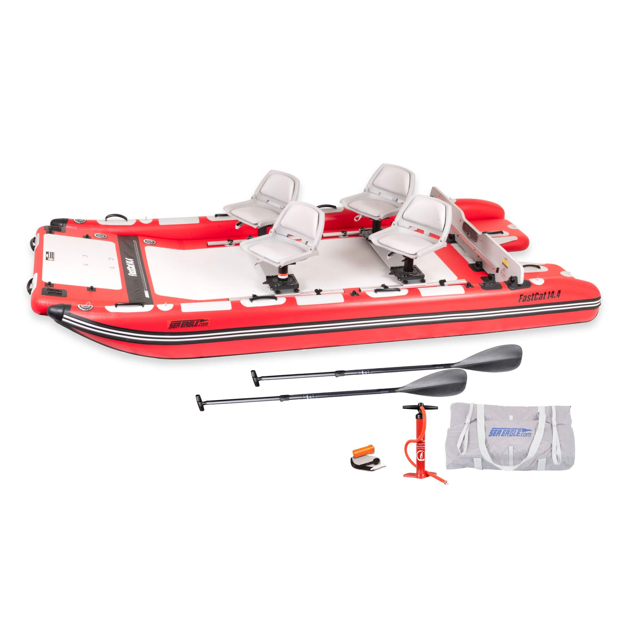 Sea Eagle Boats FastCat14™ Catamaran Inflatable Boat, 14FT [FASTCAT14K] (SAK43210)