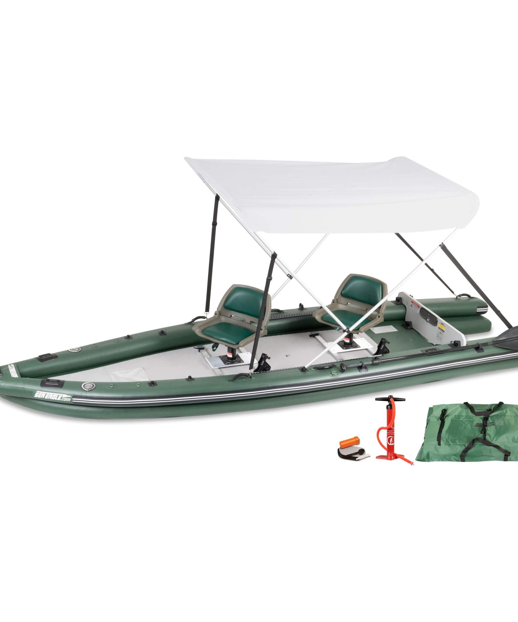 Sea Eagle Boats FSK16 FishSkiff™ Inflatable Fishing Boat, 16FT [FSK16K] (SAK57351)