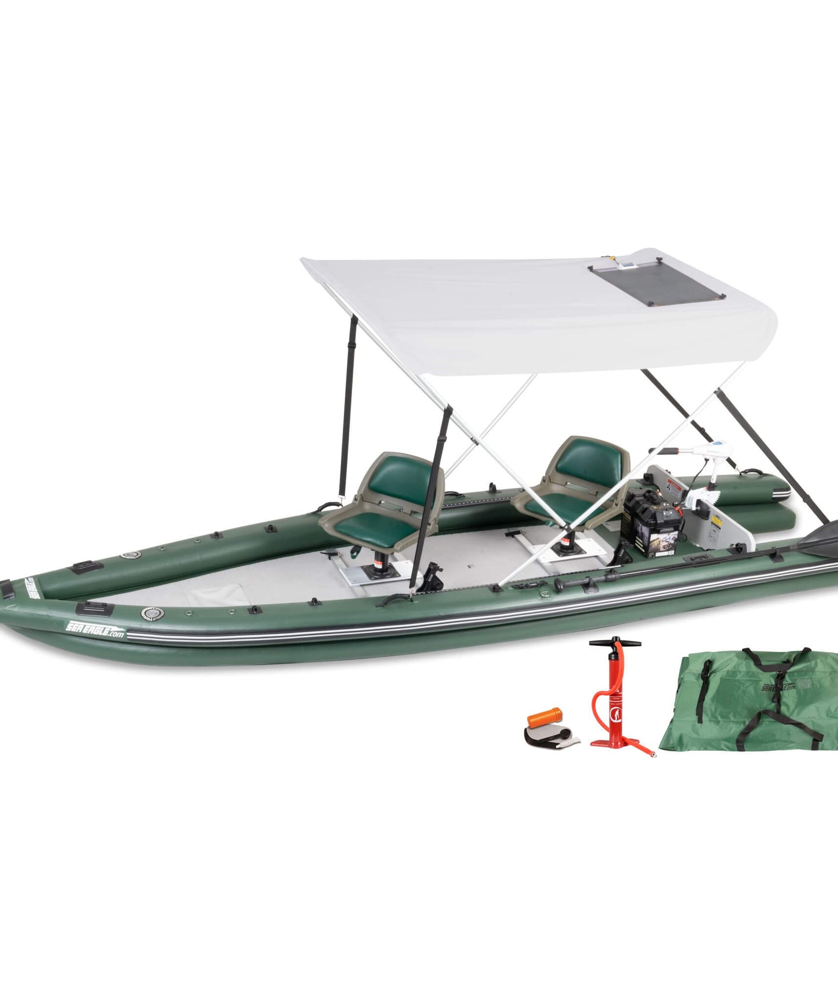 Sea Eagle Boats FSK16 FishSkiff™ Inflatable Fishing Boat, 16FT [FSK16K] (SAK57351)