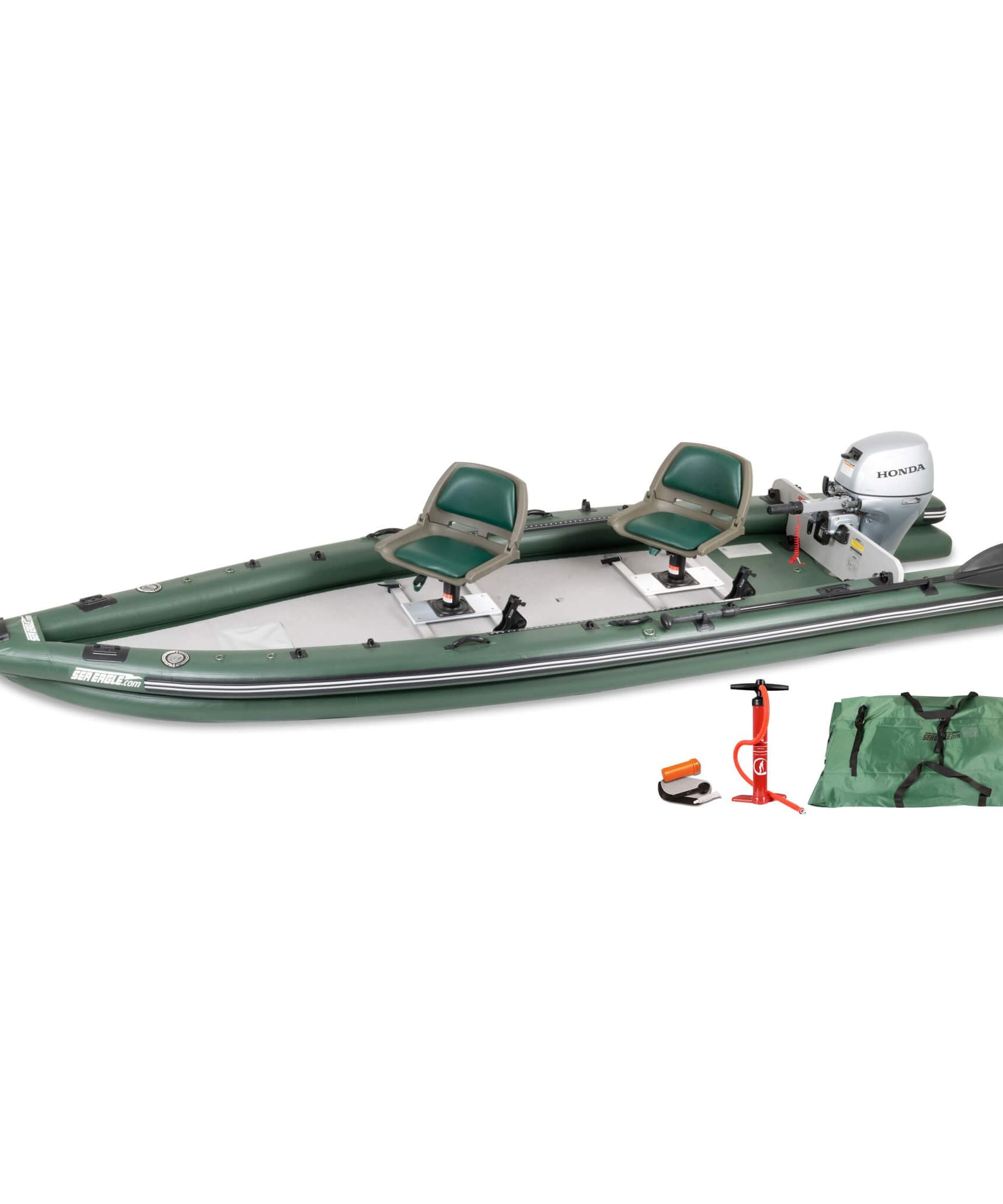 Sea Eagle Boats FSK16 FishSkiff™ Inflatable Fishing Boat, 16FT [FSK16K] (SAK57351)